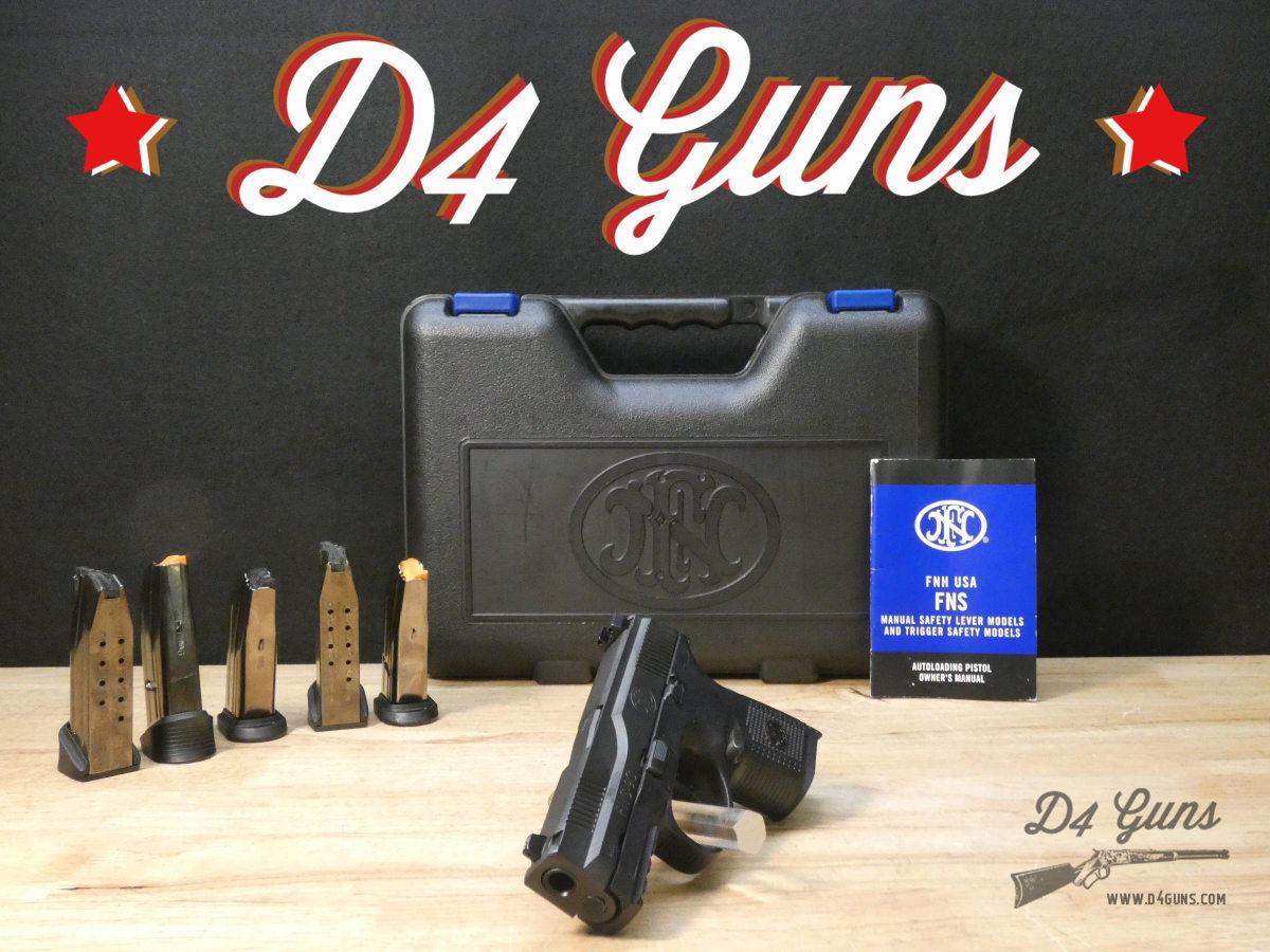 FN FNS-9C - 9mm - w/ OG Case & More - Fabrique National FNS9 Compact-img-0
