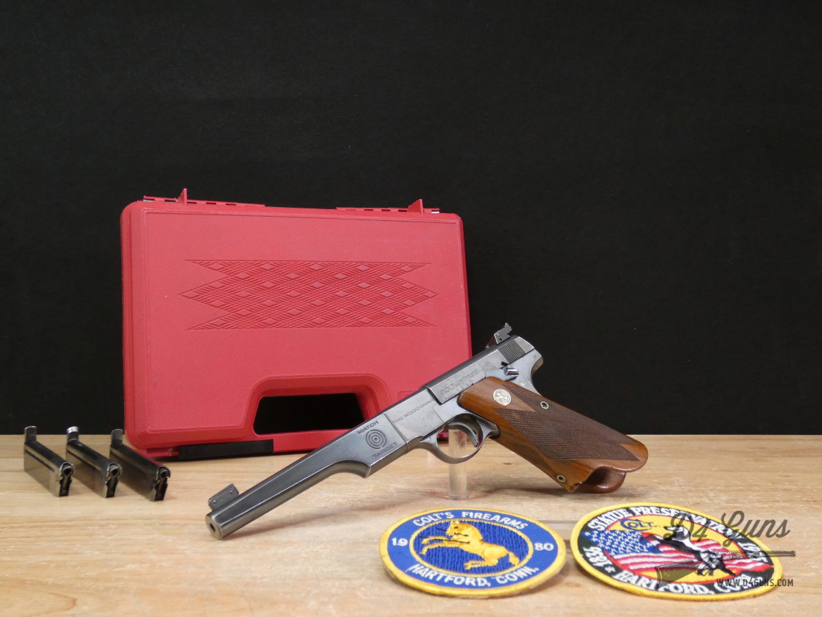 Colt Match Target The Woodsman First Series - .22 LR - 1939 - English Stamp-img-1