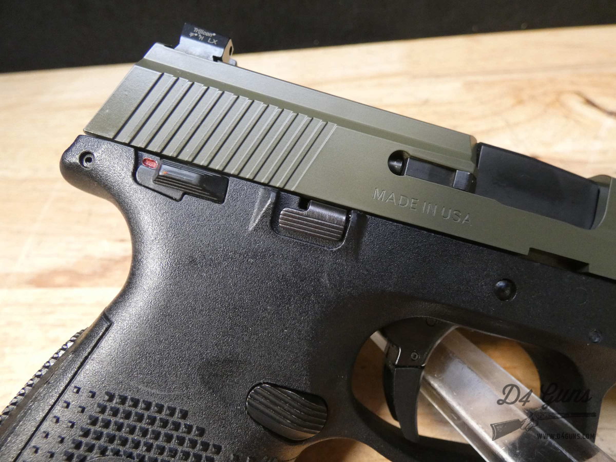 FN FNS-9 Compact - 9mm - Fabrique National FNS-9C w/ Mags - OD Green-img-12