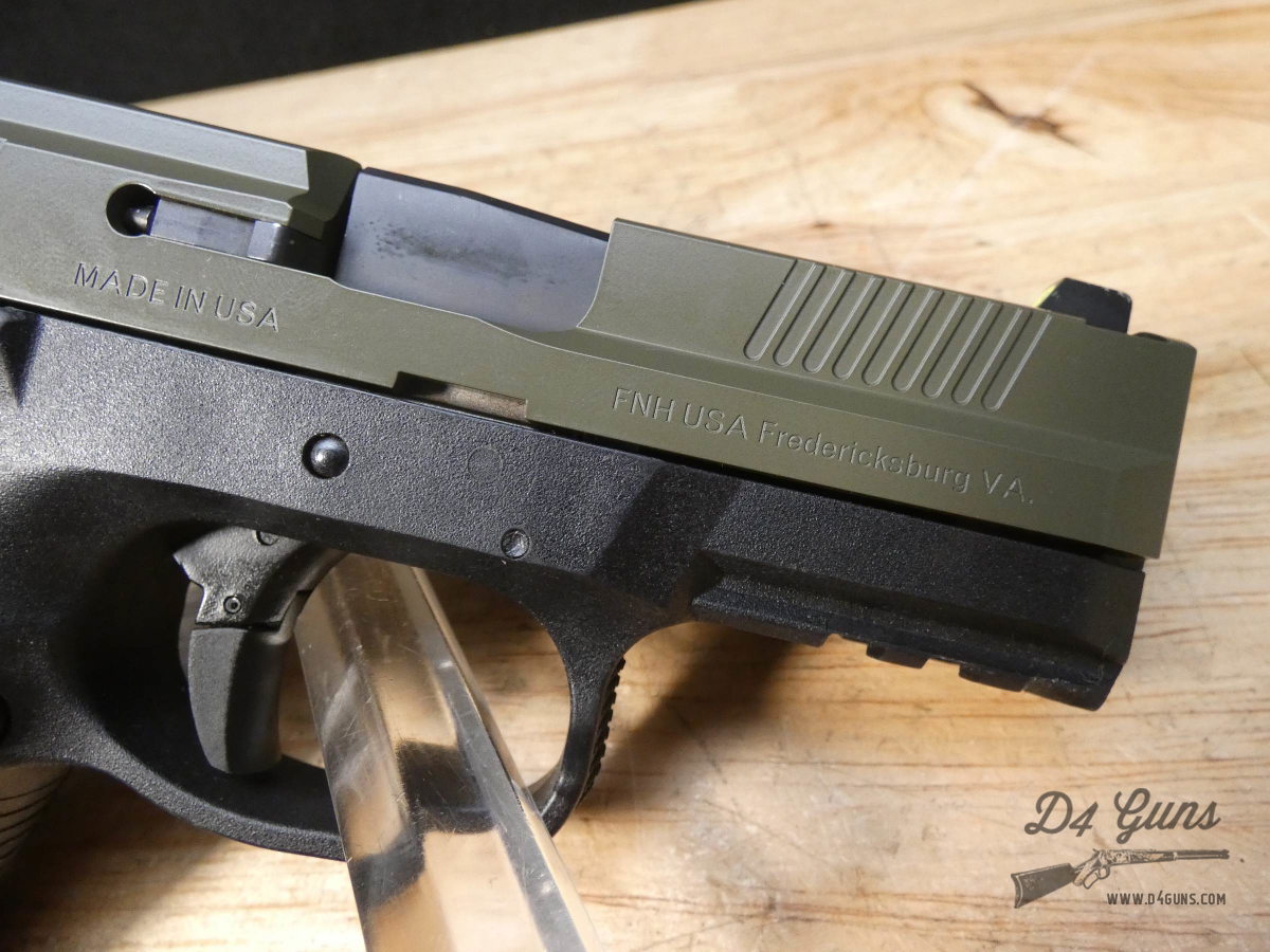 FN FNS-9 Compact - 9mm - Fabrique National FNS-9C w/ Mags - OD Green-img-13