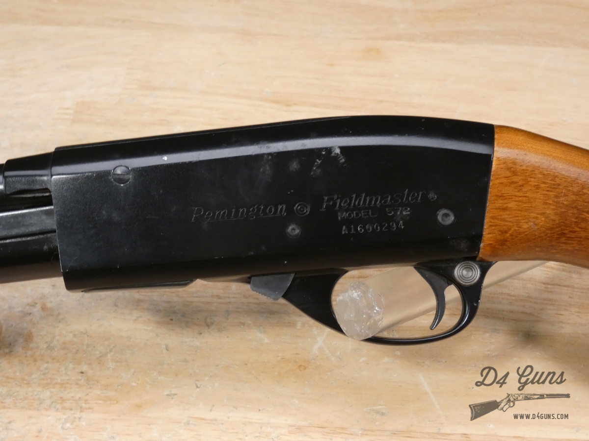Remington Fieldmaster Model 572 - .22 S/L/LR - Pump Action Camp Rifle-img-5