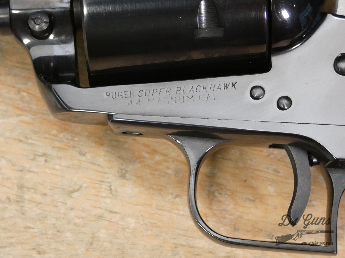 Ruger Super Blackhawk - .44 Mag - Mfg. 1972 - 4-Click - SAO - SAA - 7.5in-img-8