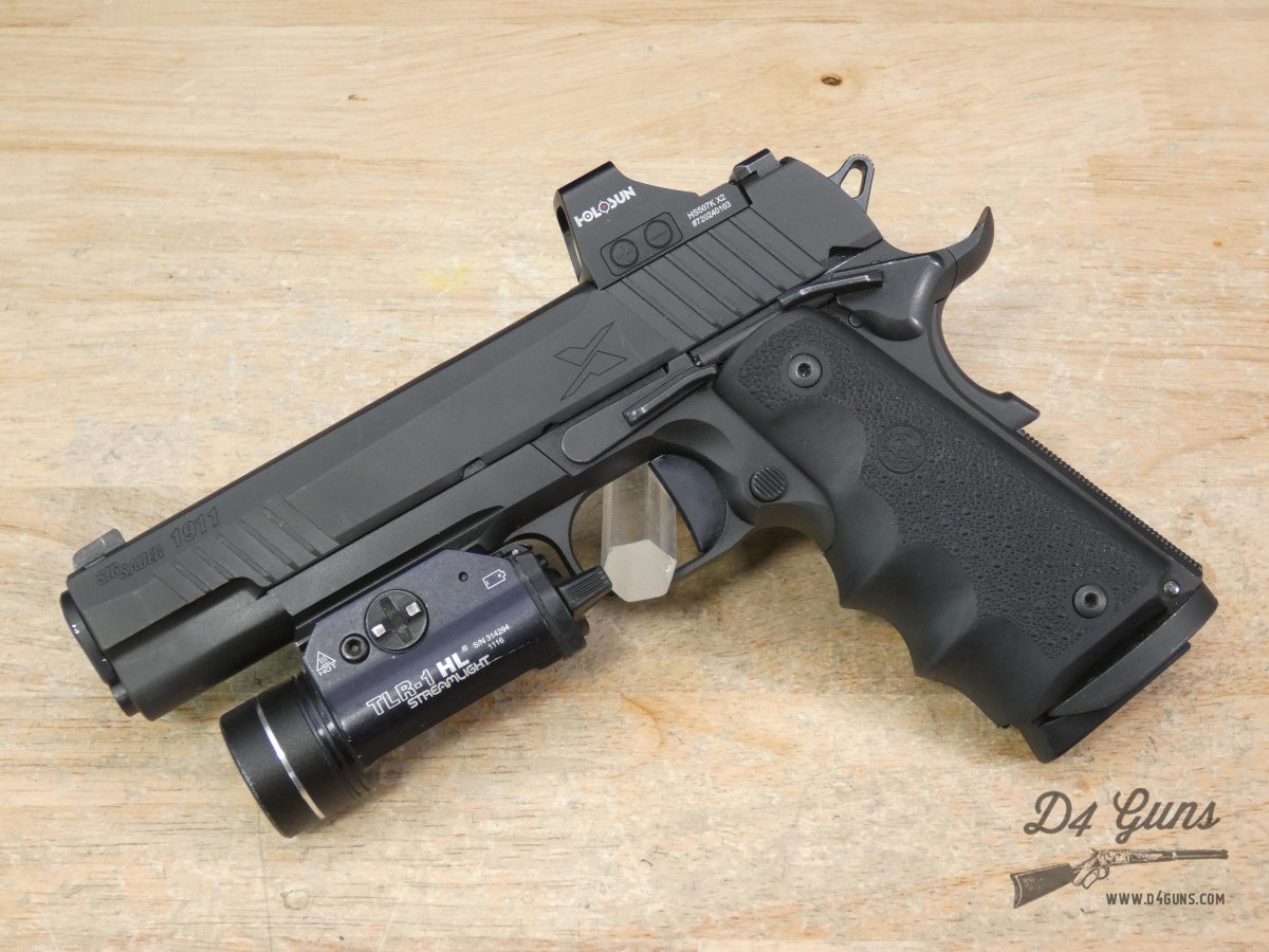 Sig Sauer 1911-X Full - .45 ACP - XFull - w/ Holosun & Streamlight + 5 Mags-img-2