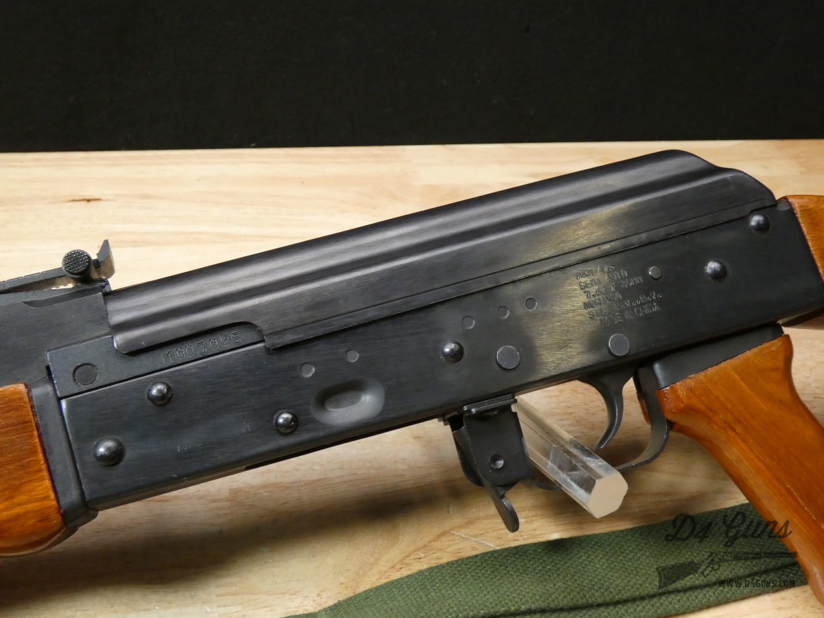 RARE MATCHING Norinco AKM/47S AK-47 - 7.62x39 - XLNT w/ 4 Mags & Bayonet-img-5