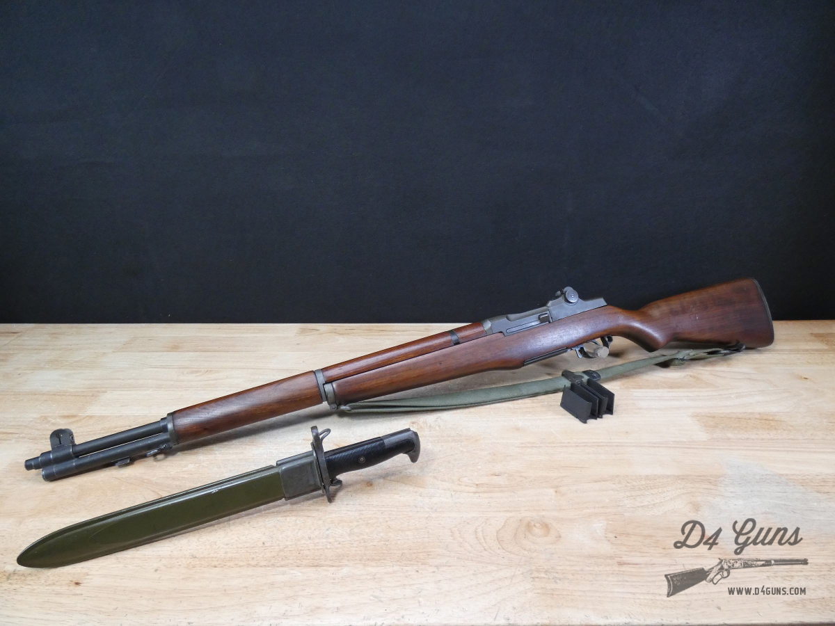 CLEAN Springfield M1 Garand - .30-06 SPRG - 1941 - ME .5 - TE 1 - WWII Era!-img-1