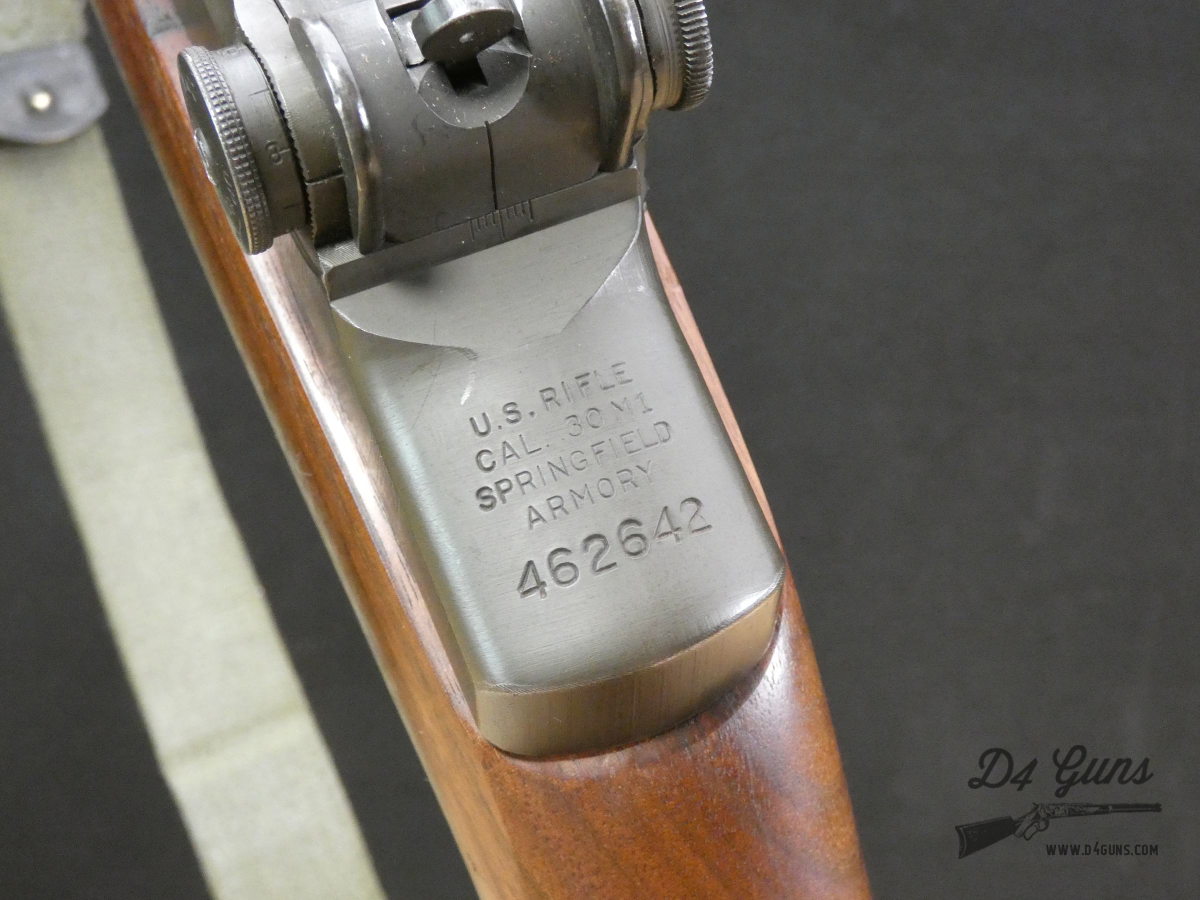 CLEAN Springfield M1 Garand - .30-06 SPRG - 1941 - ME .5 - TE 1 - WWII Era!-img-37