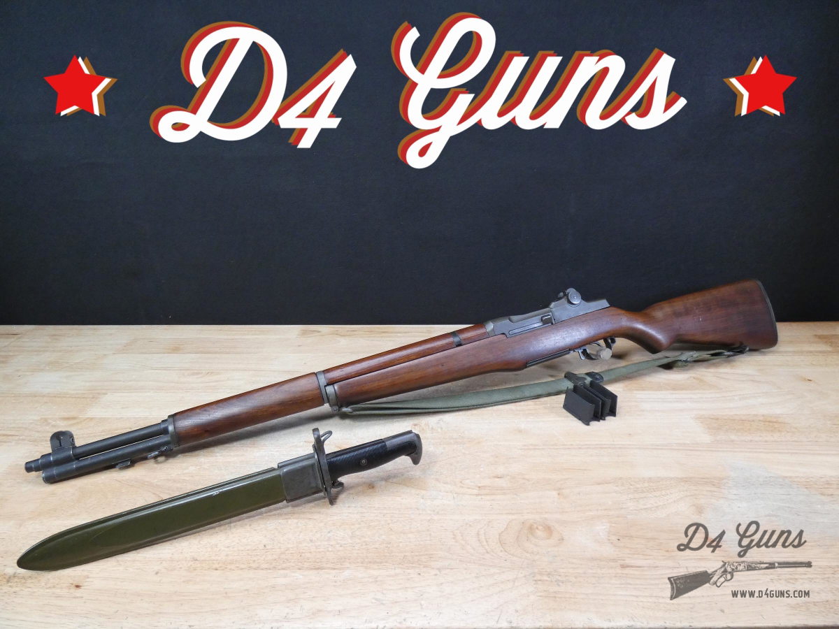 CLEAN Springfield M1 Garand - .30-06 SPRG - 1941 - ME .5 - TE 1 - WWII Era!-img-0