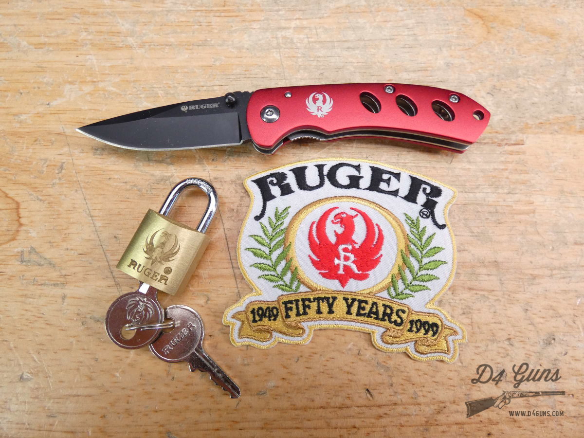 Ruger Mark II - .22 LR - 50 Year Anniversary Edition w/ Knife - MFG 1999-img-45