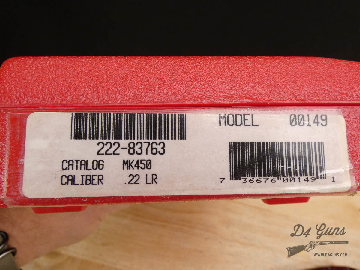 Ruger Mark II - .22 LR - 50 Year Anniversary Edition w/ Knife - MFG 1999-img-46