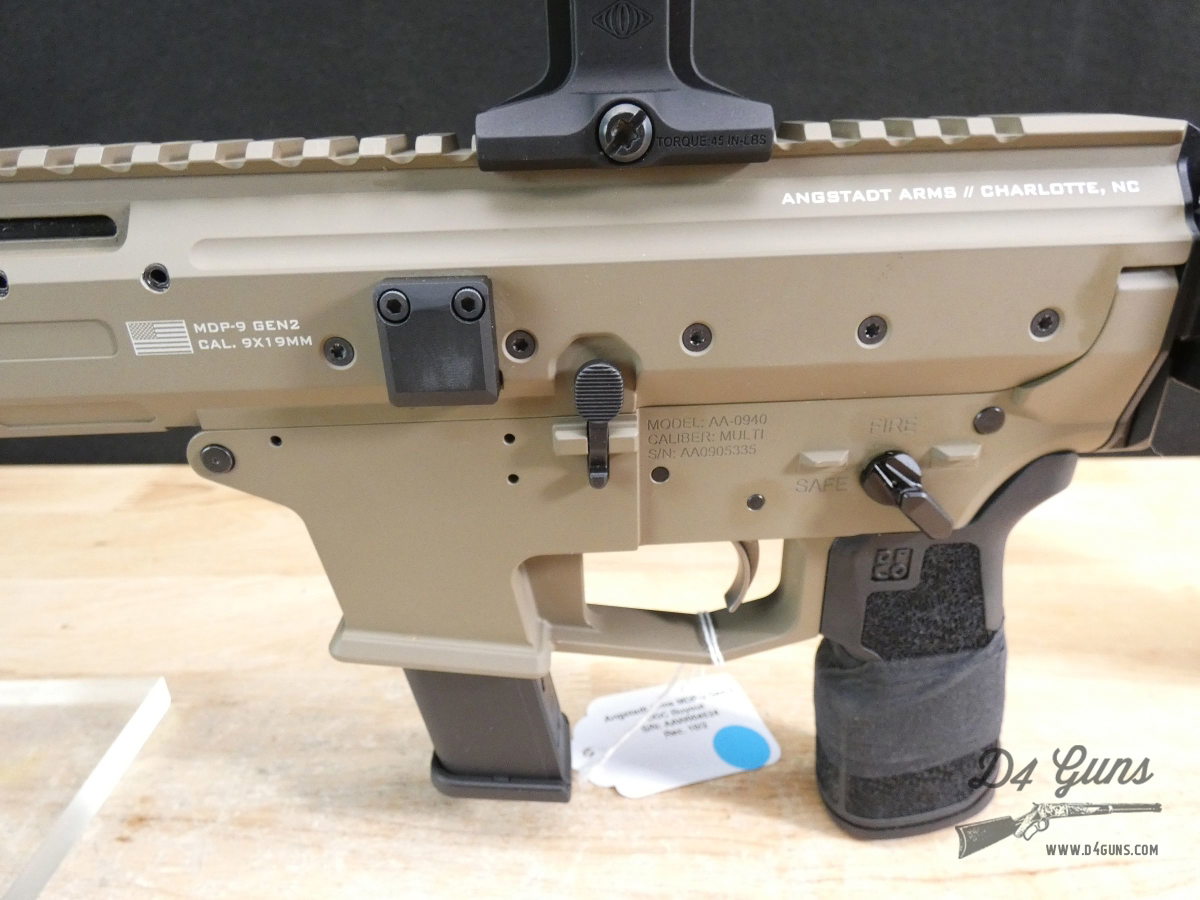 Angstadt Arms MDP-9 Gen 2 - 9mm - w/ Sig Red Dot! - AR-9 - AR9 -img-5