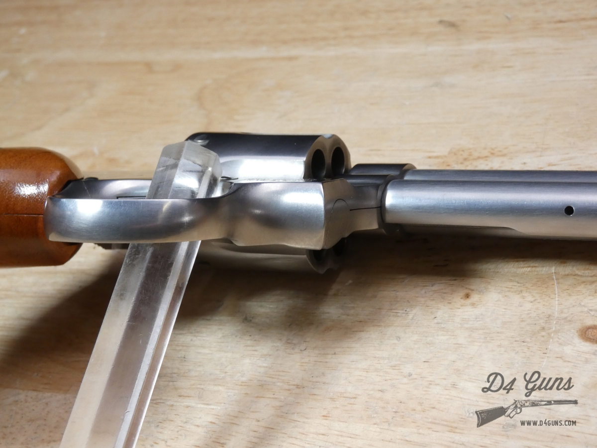 Smith & Wesson 686 NO DASH - .357 Mag - Stainless - Pre-Lock - Wood Case -img-14