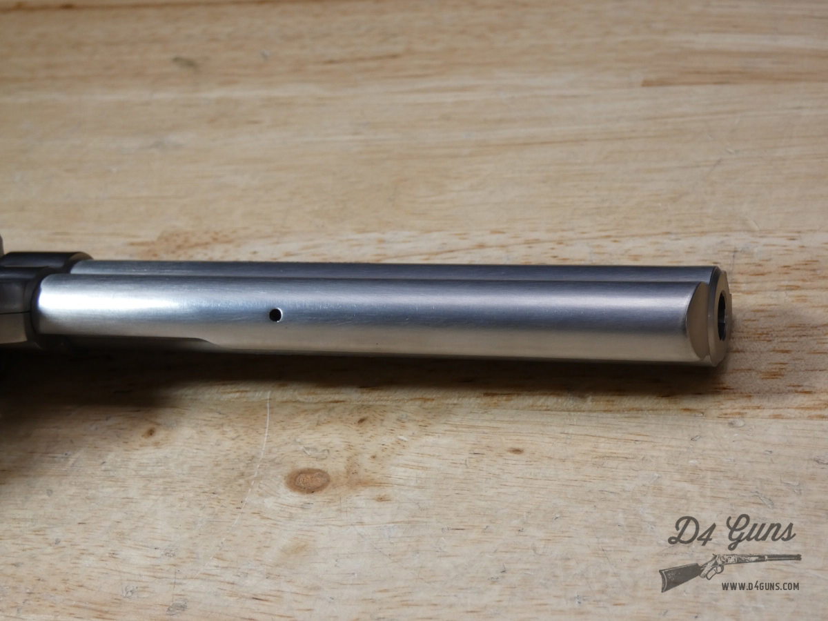 Smith & Wesson 686 NO DASH - .357 Mag - Stainless - Pre-Lock - Wood Case -img-15