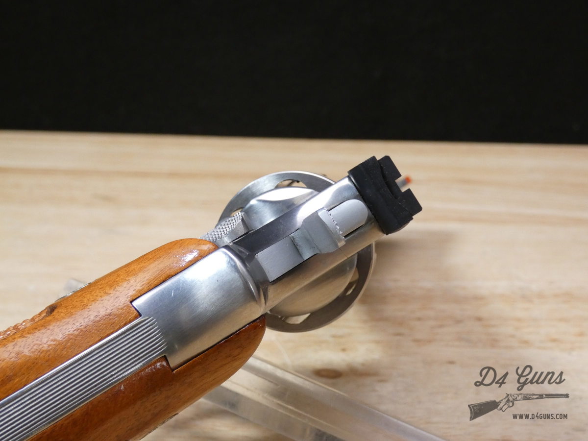 Smith & Wesson 686 NO DASH - .357 Mag - Stainless - Pre-Lock - Wood Case -img-17