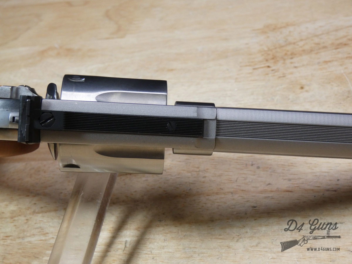 Smith & Wesson 686 NO DASH - .357 Mag - Stainless - Pre-Lock - Wood Case -img-19