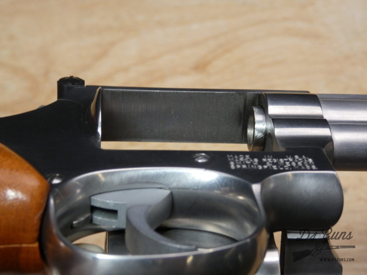 Smith & Wesson 686 NO DASH - .357 Mag - Stainless - Pre-Lock - Wood Case -img-23