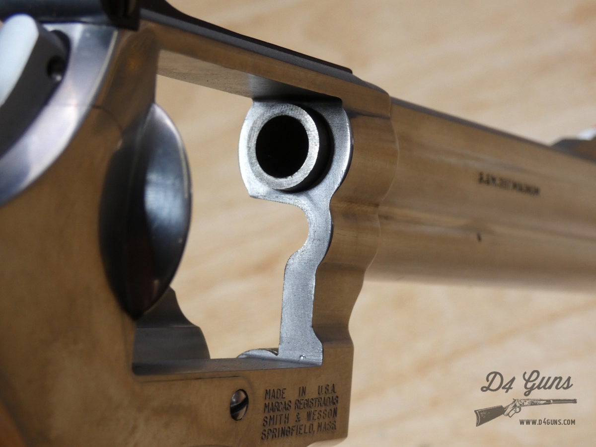 Smith & Wesson 686 NO DASH - .357 Mag - Stainless - Pre-Lock - Wood Case -img-25