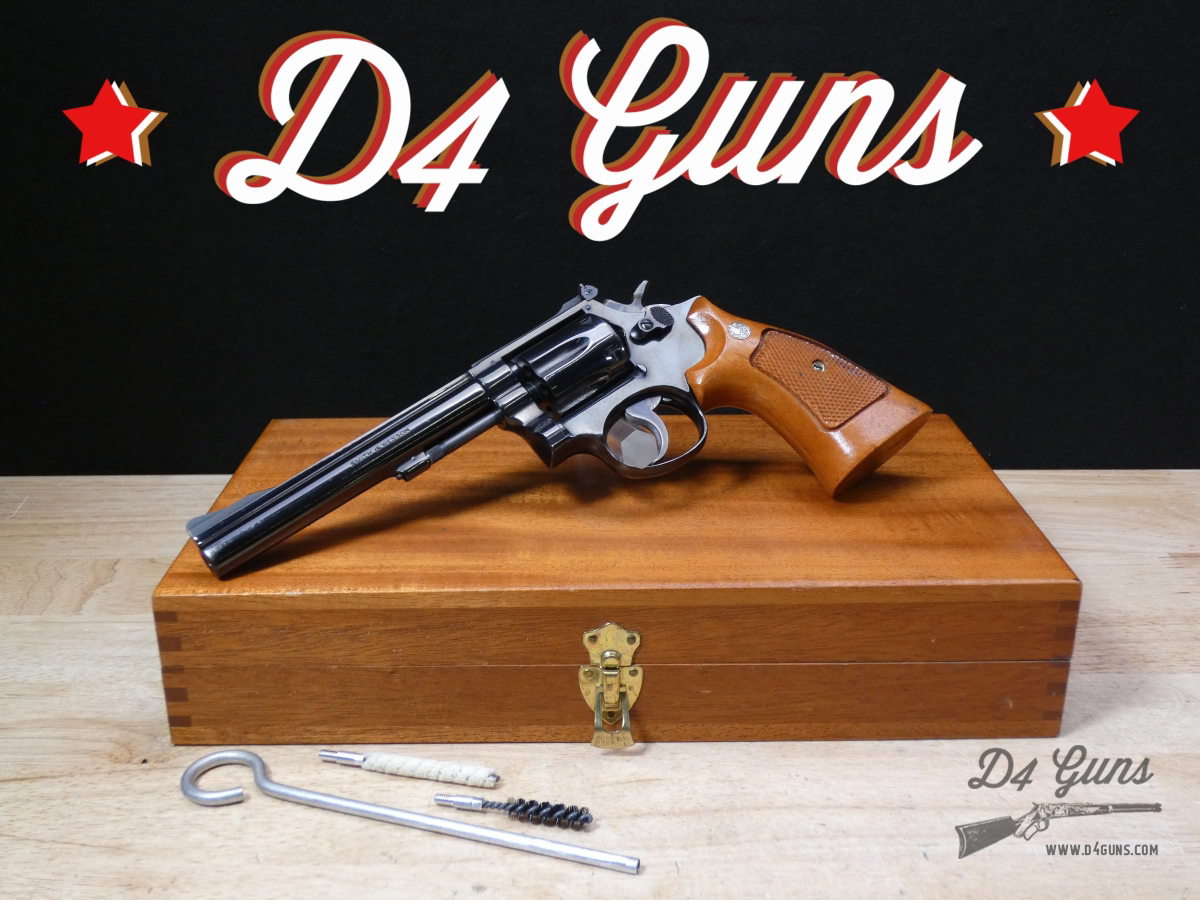 Smith & Wesson 48-2 - .22 MRF - .22 Mag - WMR - S&W 48 - Wood Case - 1982-img-0