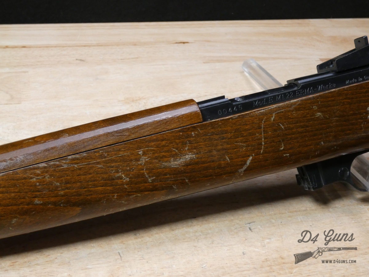 Erma-Werke Model E M1. 22 - .22 LR - M1 Carbine Trainer - MFG 1966 Germany -img-5