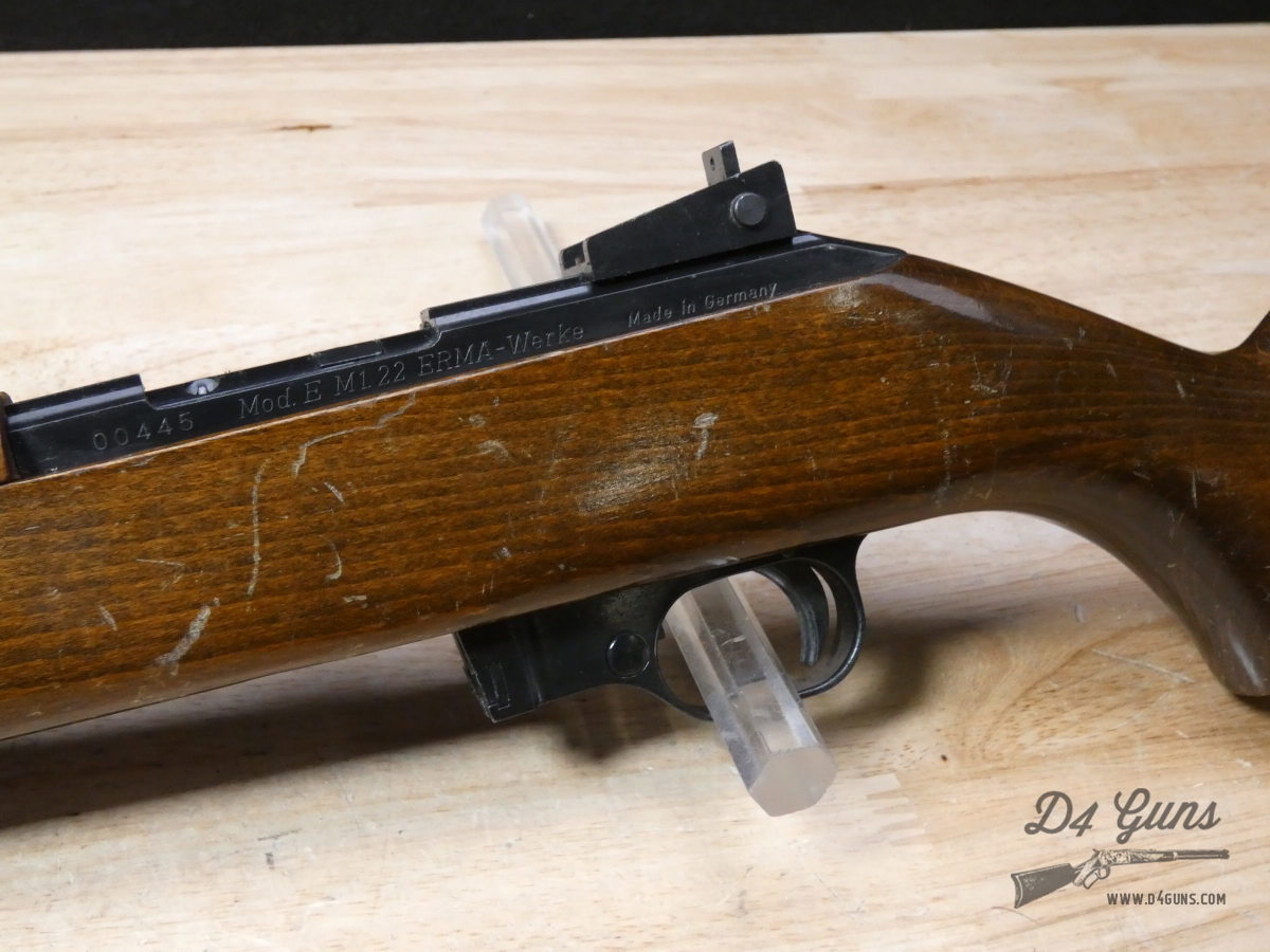 Erma-Werke Model E M1. 22 - .22 LR - M1 Carbine Trainer - MFG 1966 Germany -img-6