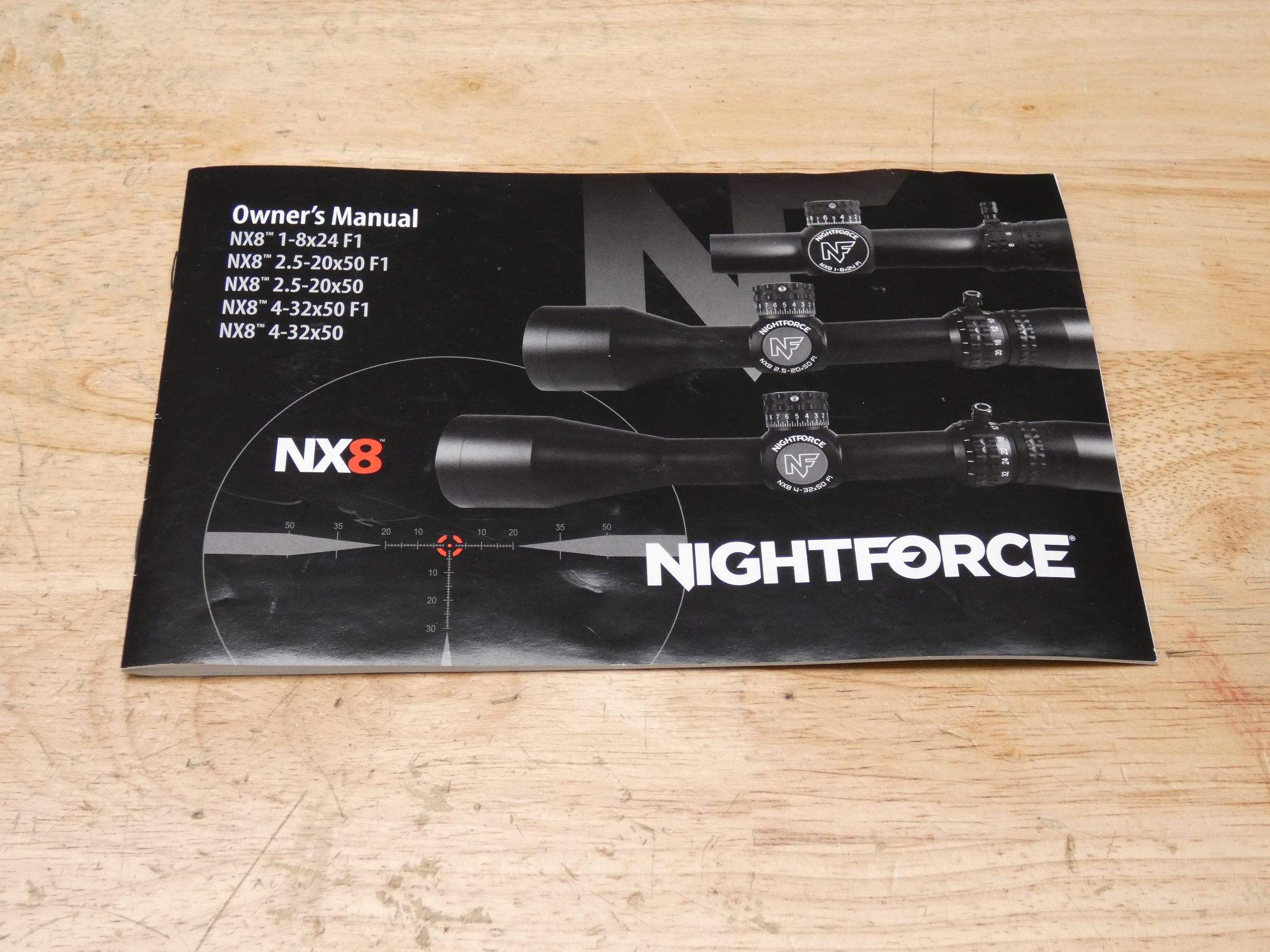 NightForce NX8 4-32x50 F1 Riflescope - MOAR - ZeroStop - XLNT w/ EXTRAS-img-21