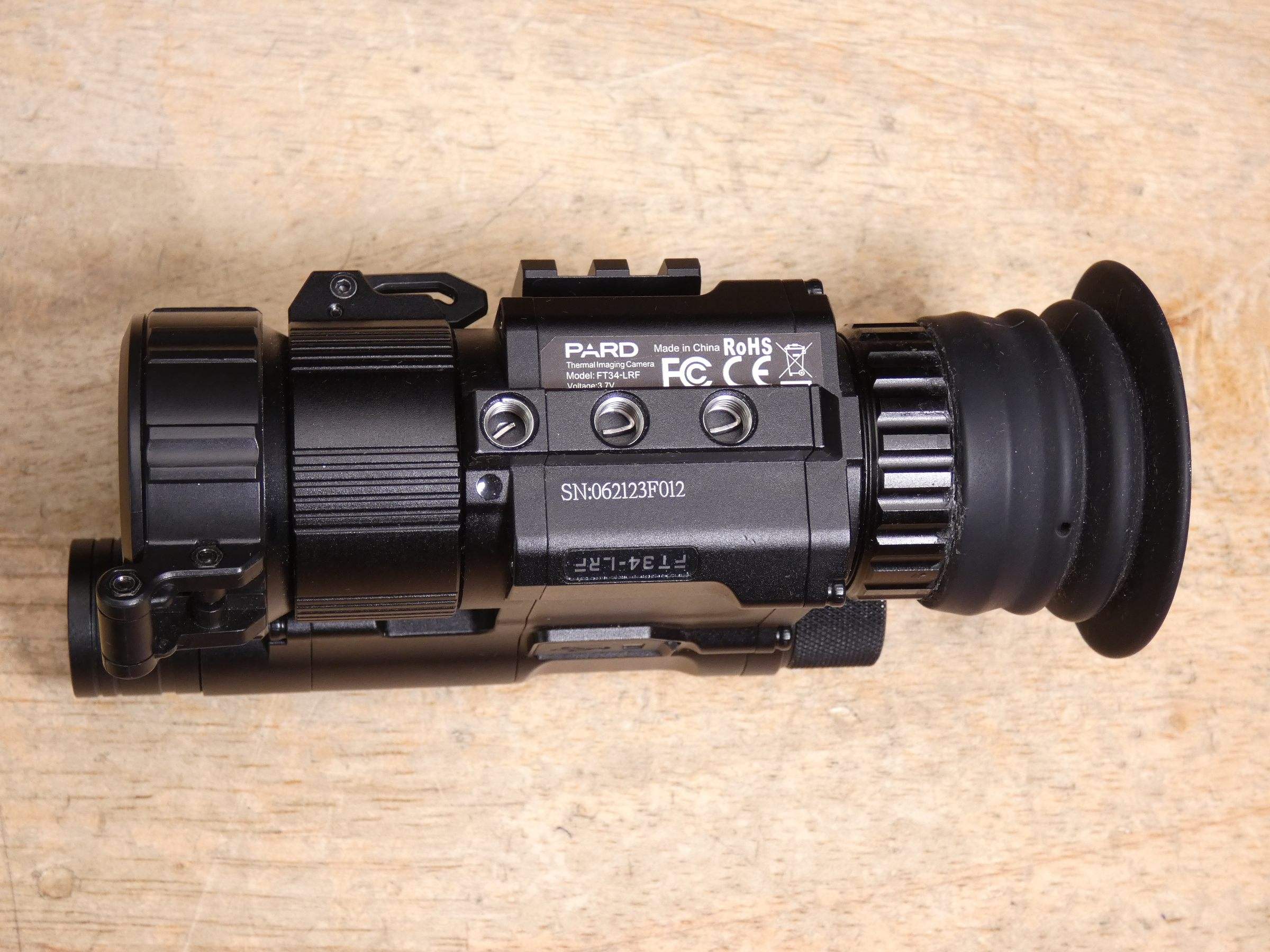 Pard FT-34-LRF Clip On Thermal Optic w/ Built-In Rangefinder - FT34 LRF - C-img-5