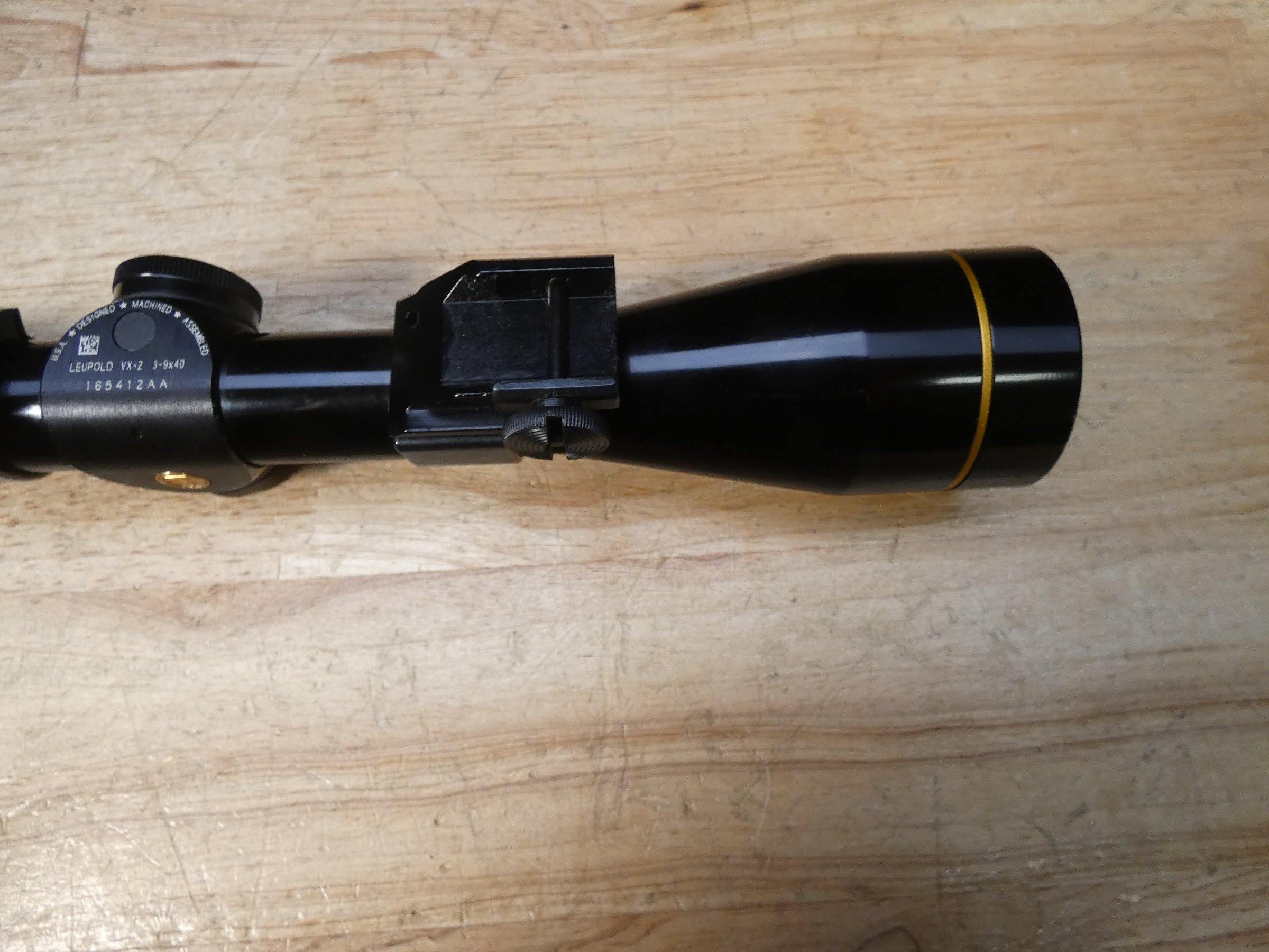 Leupold VX-2 3-9x40 Rifle Scope - w/ Rubber Bikini - VX2 - VXII - O-img-11