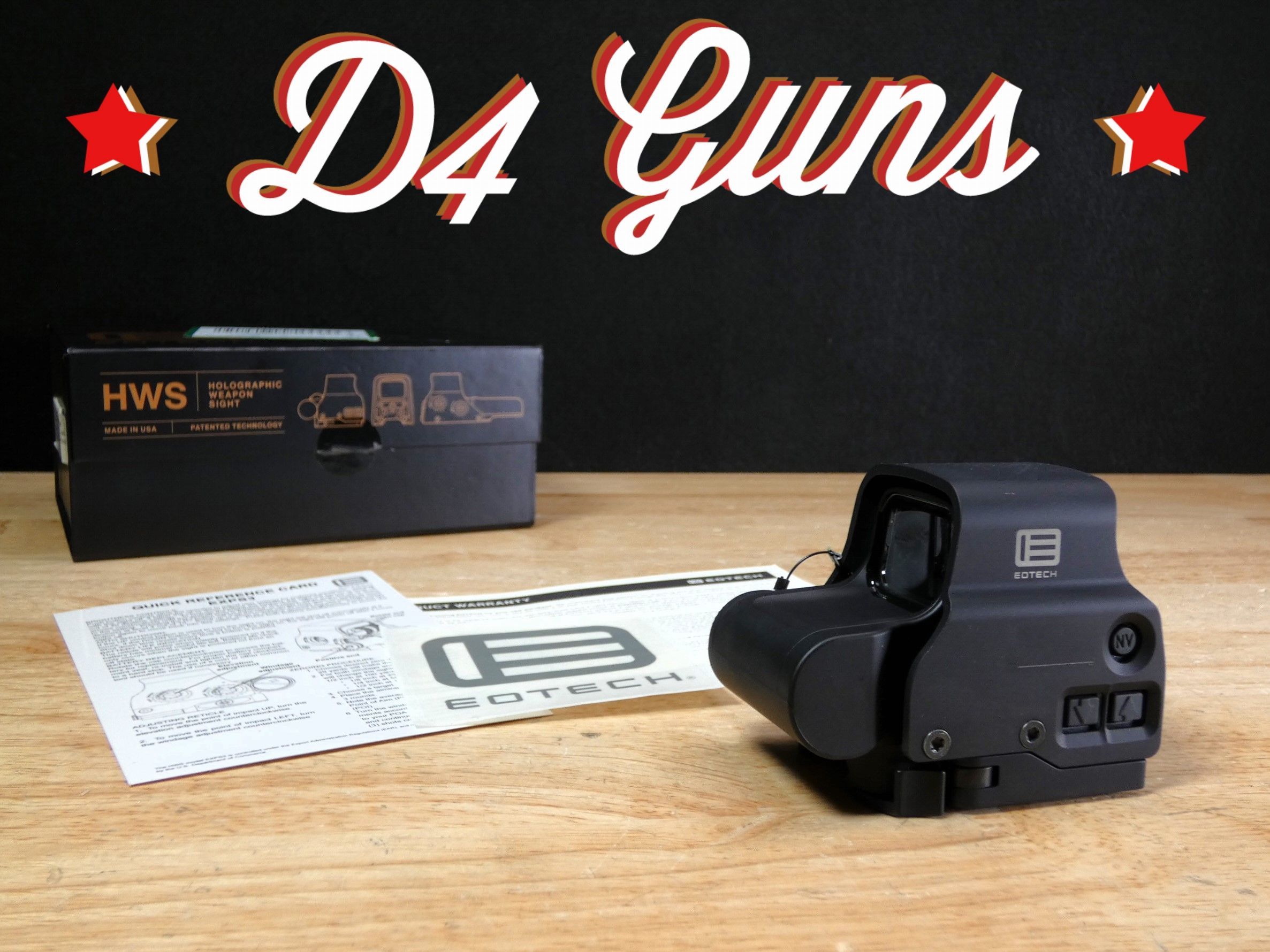 EOTech EXPS3-DCR Holographic Sight - Danger Close Reticle - w/ OG Box - O-img-0