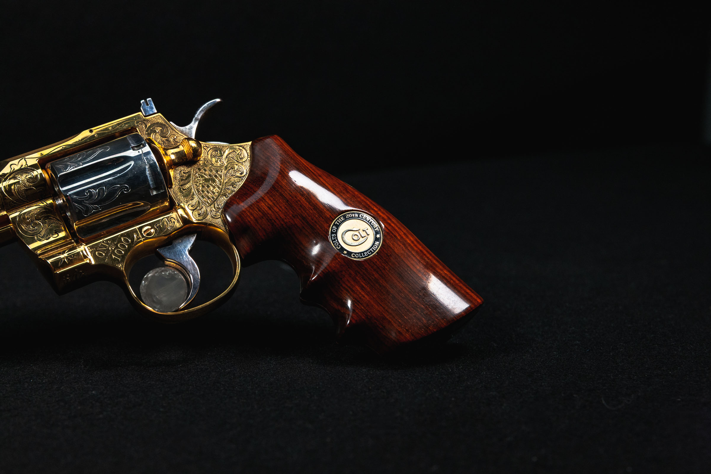 Colt Python 20th Century Special Edition - .357 Mag - Engraved Gold - C ...
