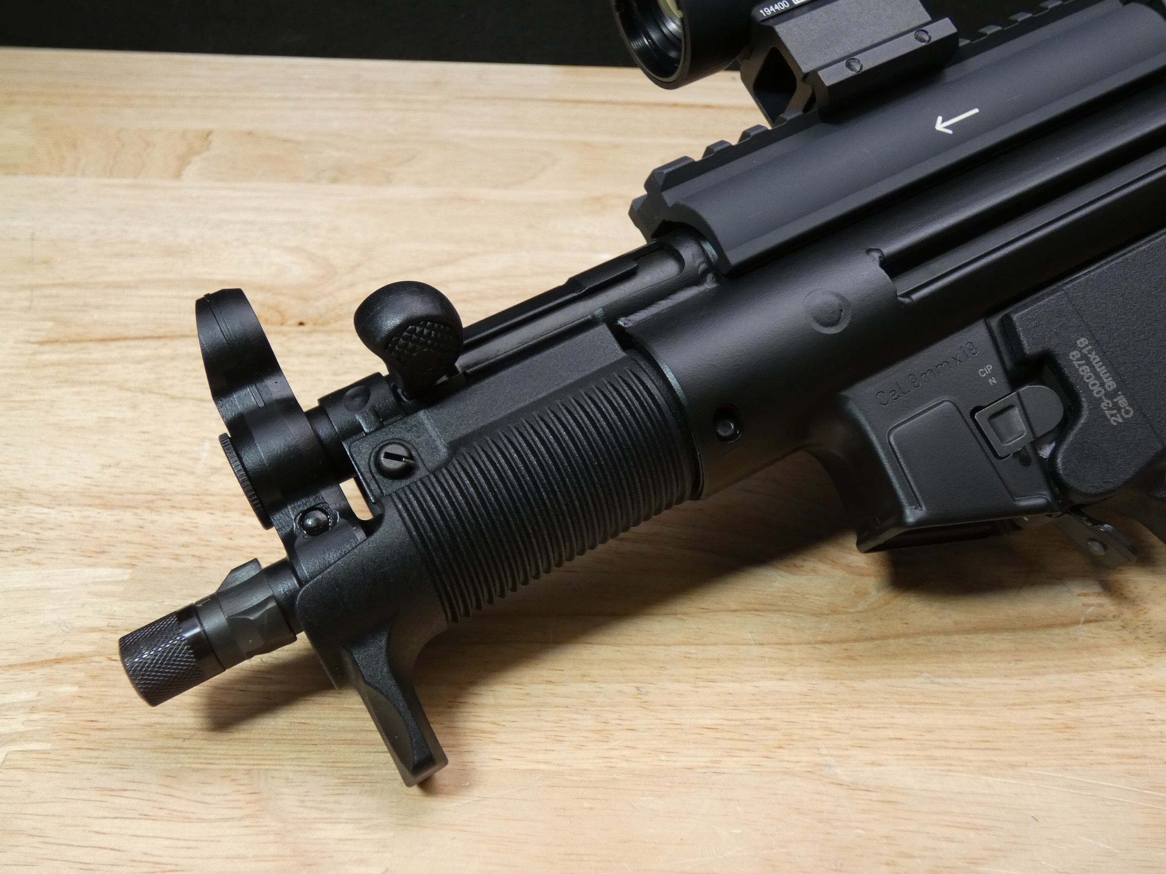 LIKE NEW Heckler & Koch SP5K-PDW - 9mm - HK SP5 - H&K w/ Trijicon MRO - C-img-3