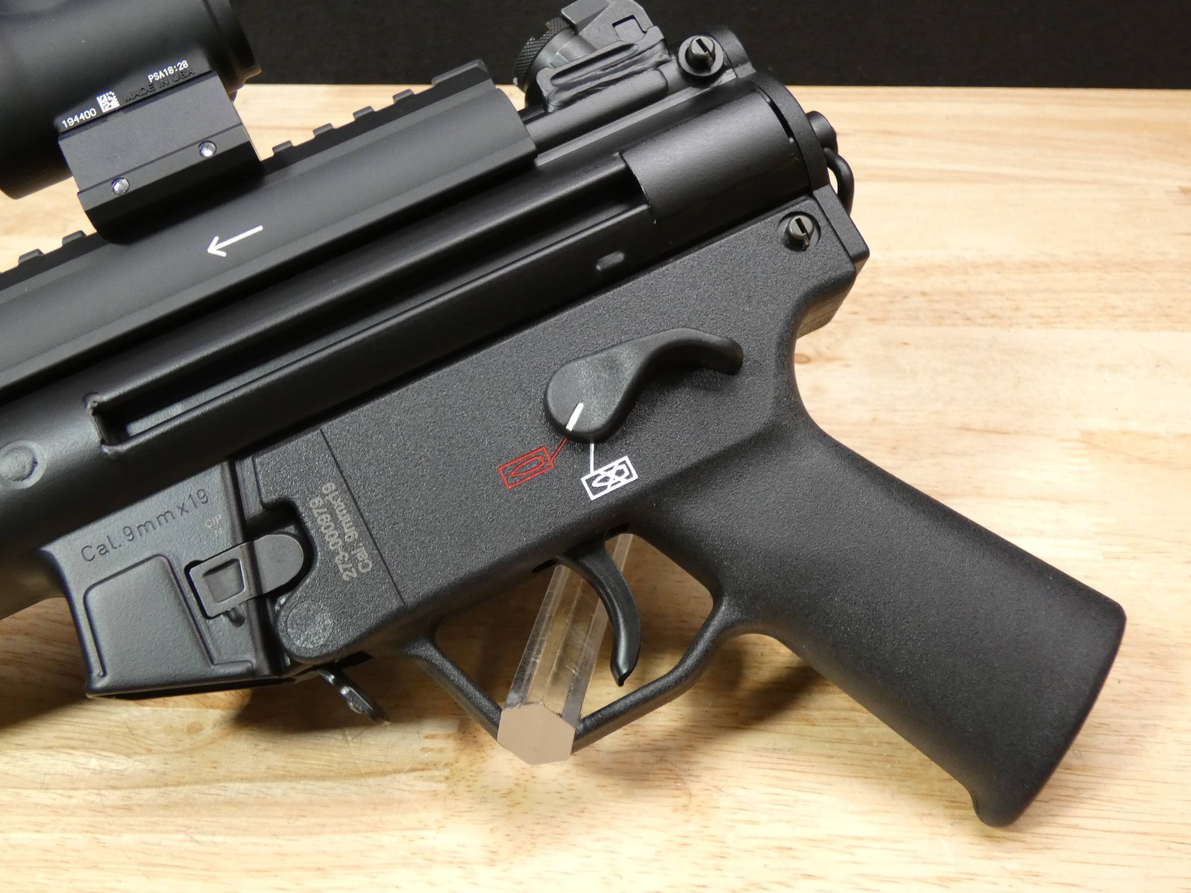 LIKE NEW Heckler & Koch SP5K-PDW - 9mm - HK SP5 - H&K w/ Trijicon MRO - C-img-5