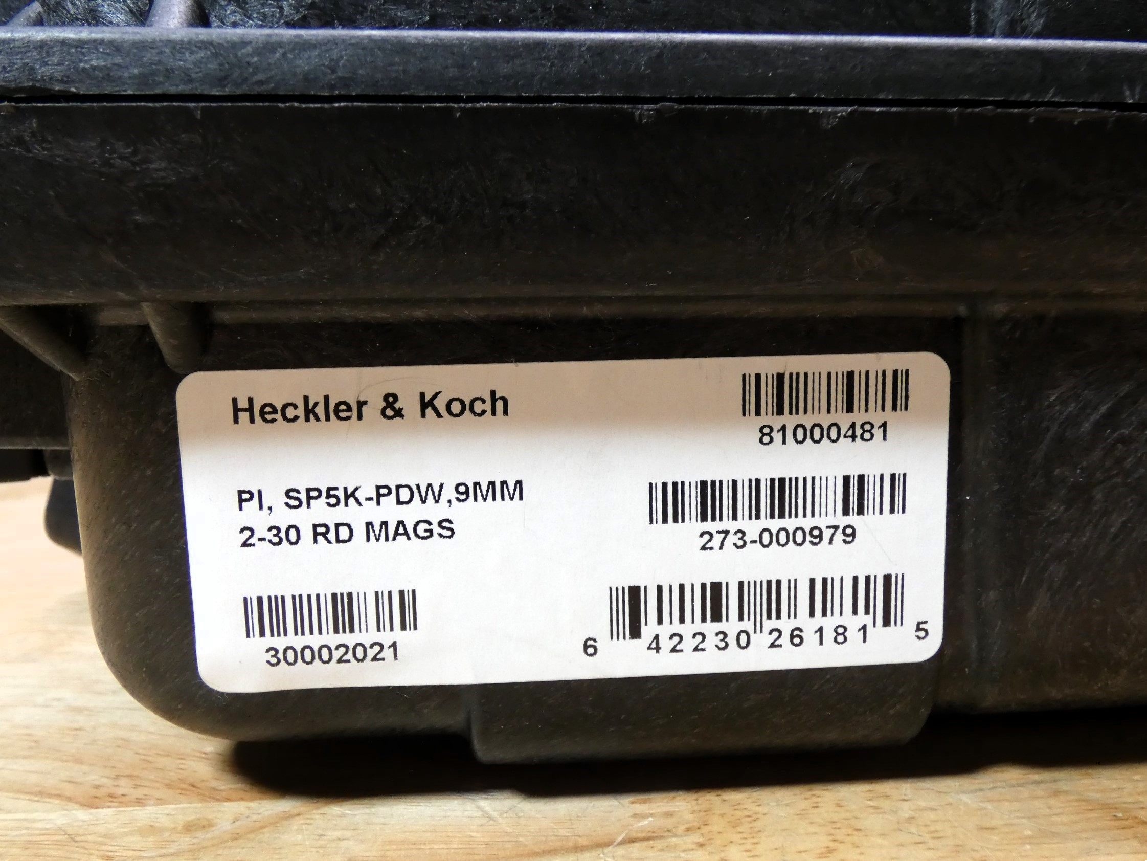LIKE NEW Heckler & Koch SP5K-PDW - 9mm - HK SP5 - H&K w/ Trijicon MRO - C-img-27