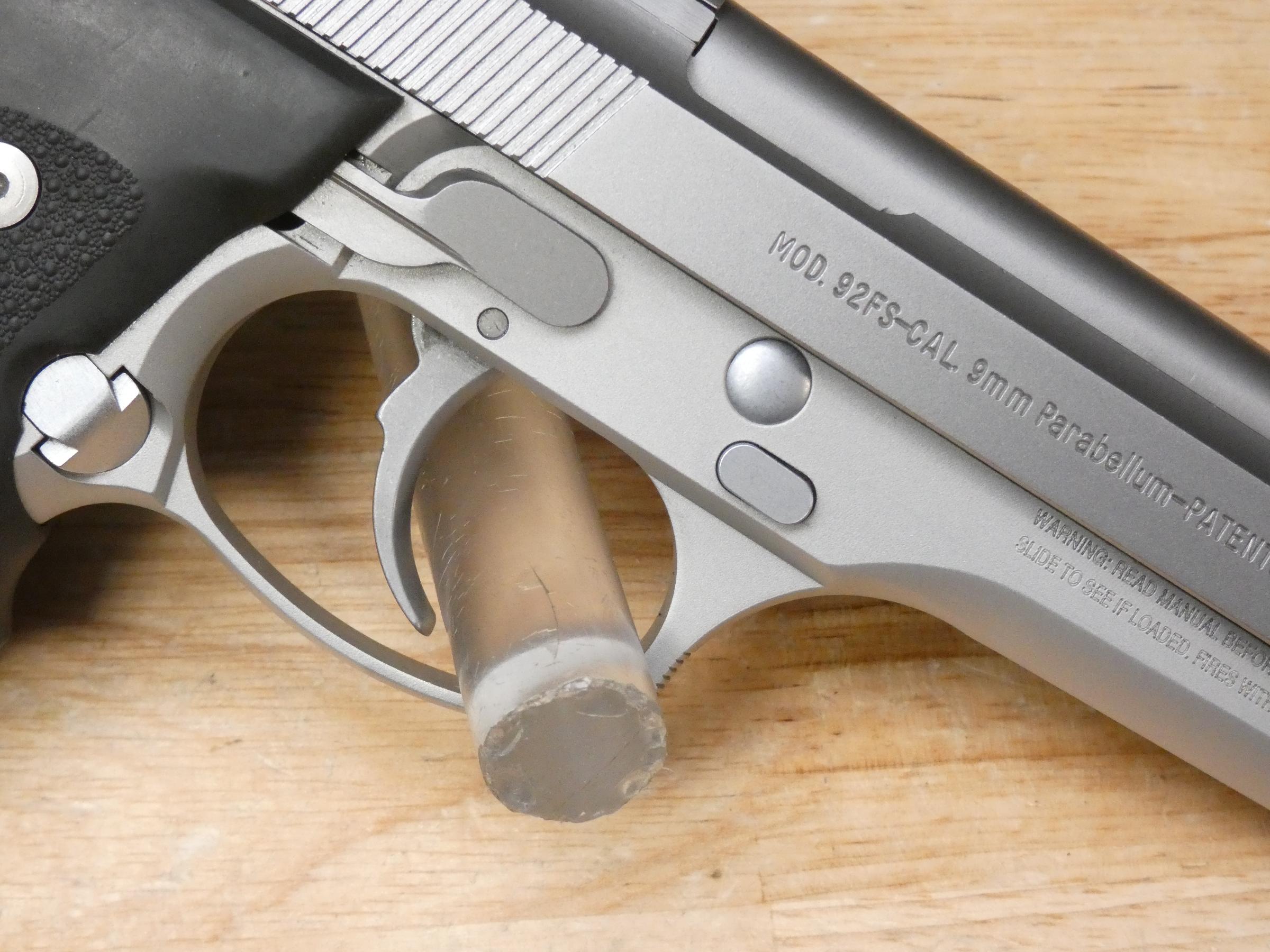 Beretta 92FS Inox - 9mm - MFG 2003 - CCW - Ported Barrel - All ...