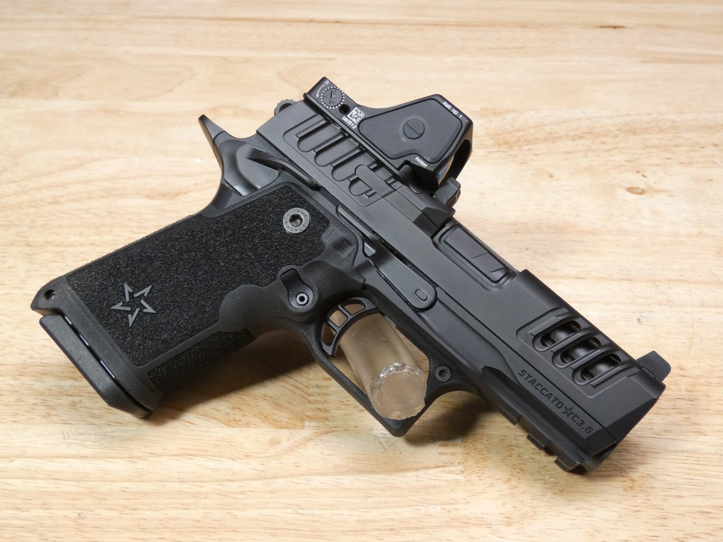 LIKE NEW Staccato HD C3.6 2011 DLC - 9mm - Trijicon RMR HD & MUCH MORE ...