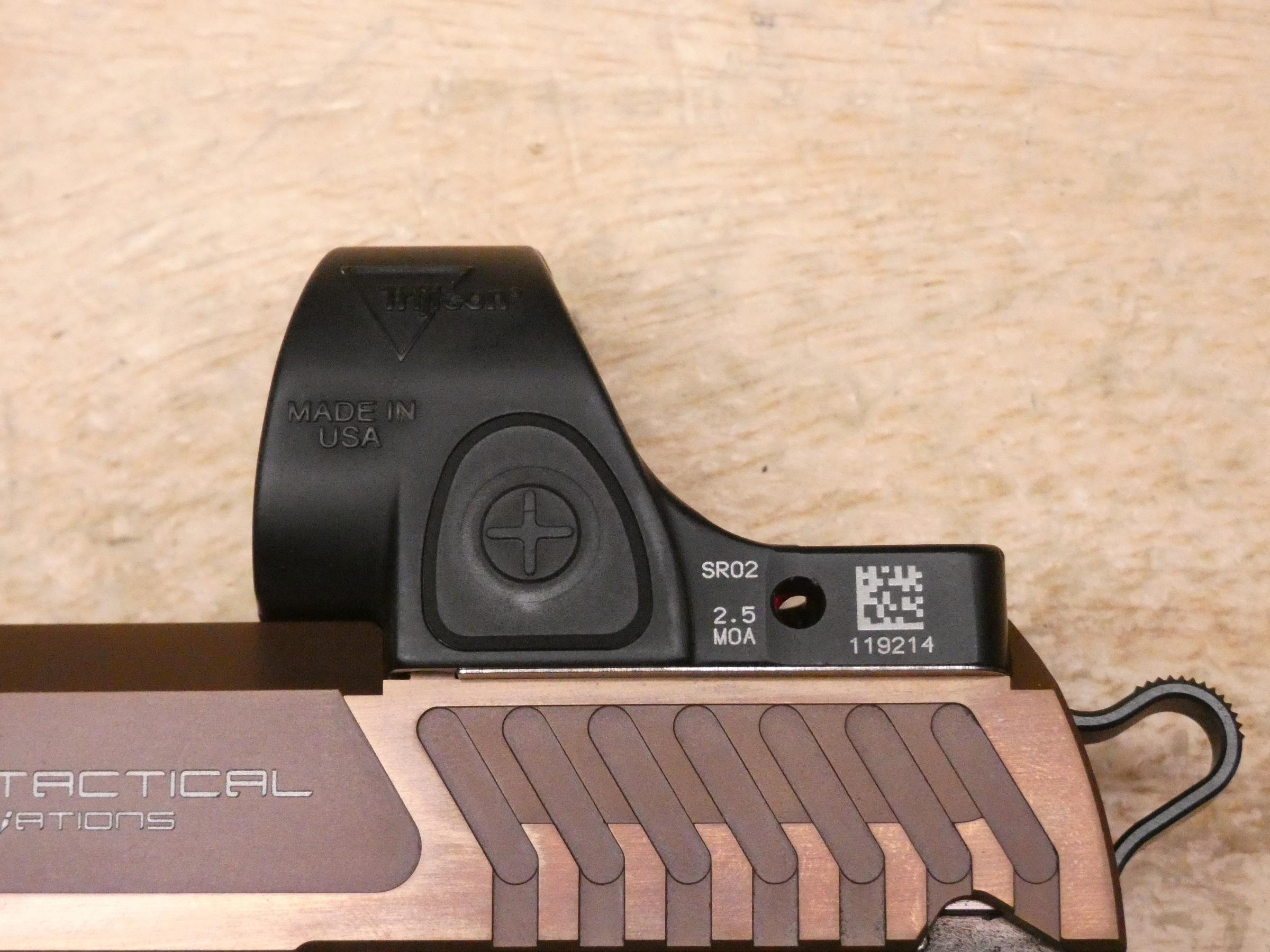 Taran Tactical Sand Viper 2011 - 9mm - XLNT w/ Trijicon SRO & MORE - C-img-28