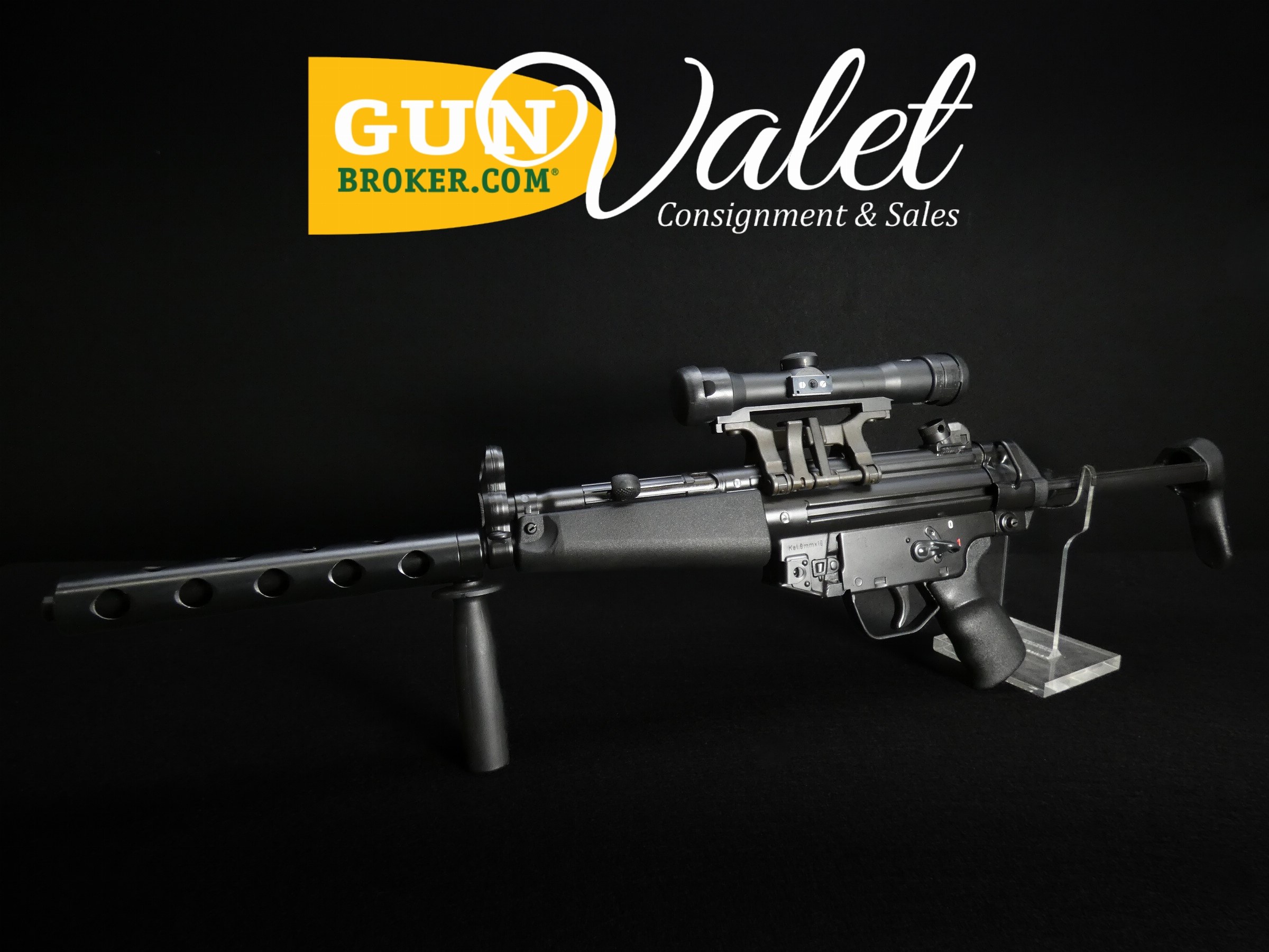 CLEAN PRE-BAN Heckler & Koch HK 94 - 9mm - MFG 1986 - Civilian MP5 HK94 - C-img-0