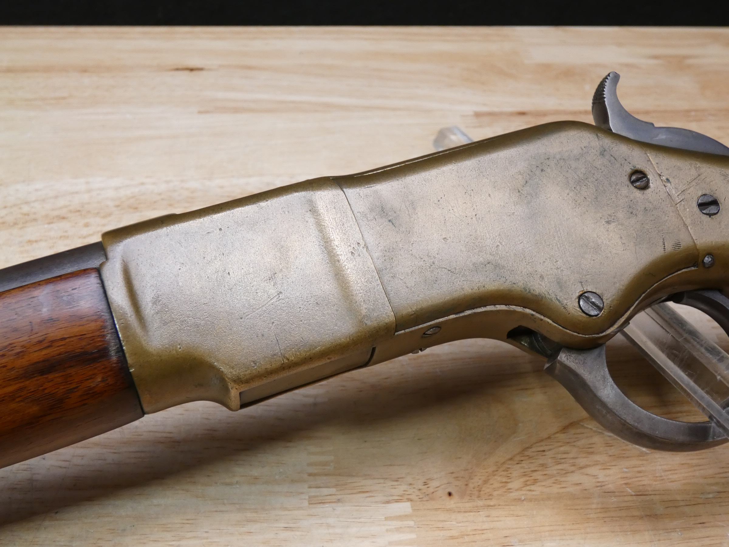 CLEAN Winchester 1866 Yellowboy Saddle Ring Carbine - .44 Henry RF - SRC -C-img-7