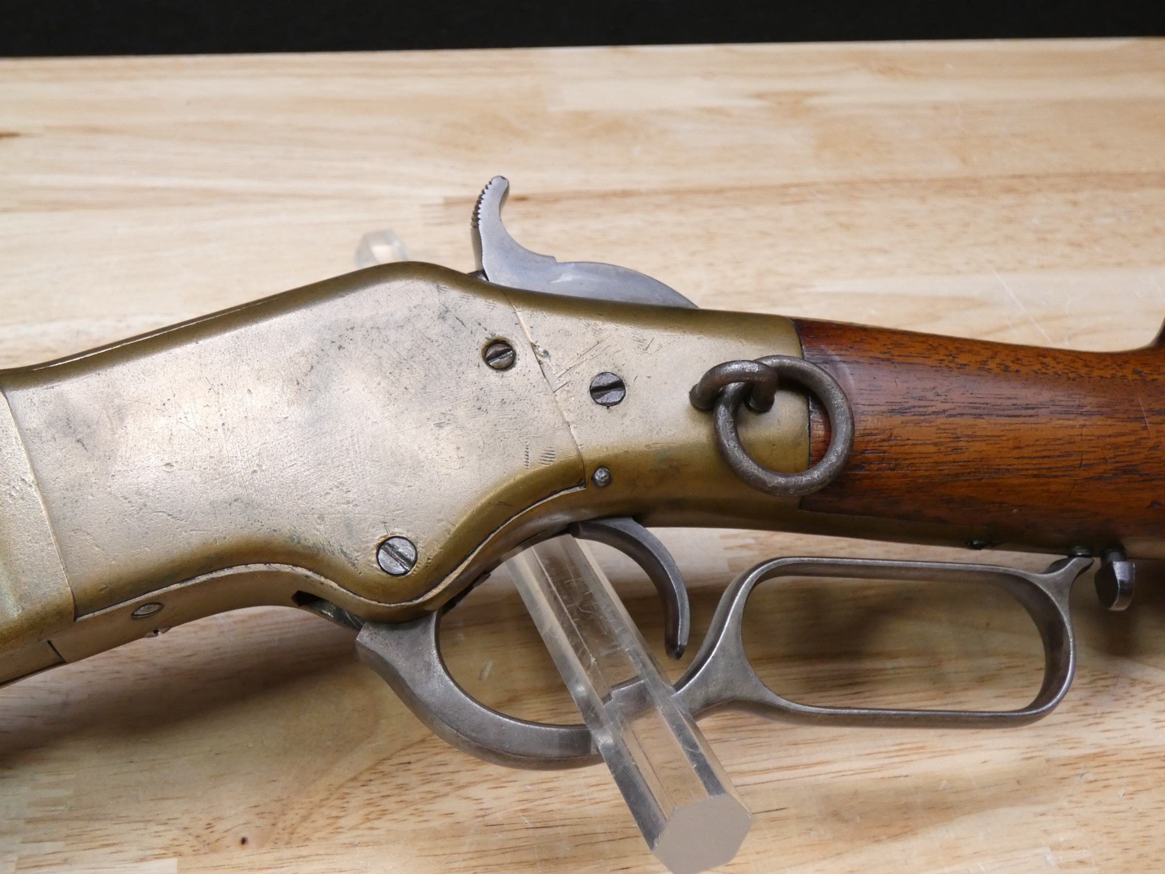 CLEAN Winchester 1866 Yellowboy Saddle Ring Carbine - .44 Henry RF - SRC -C-img-8