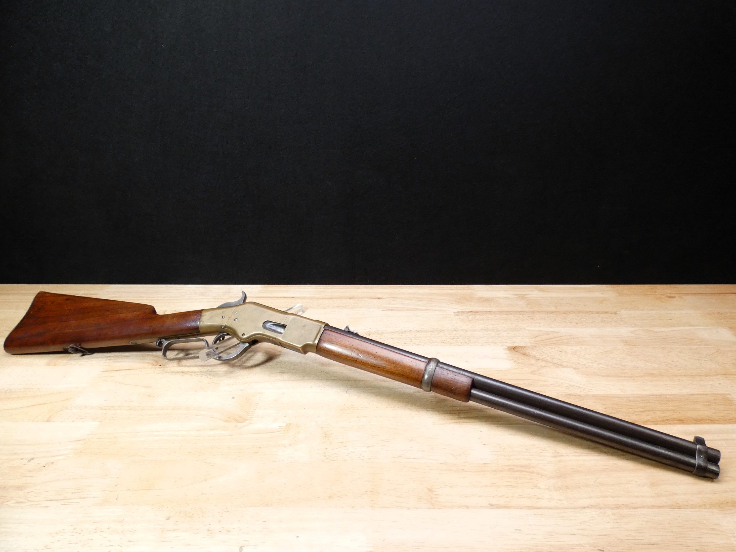 CLEAN Winchester 1866 Yellowboy Saddle Ring Carbine - .44 Henry RF - SRC -C-img-20