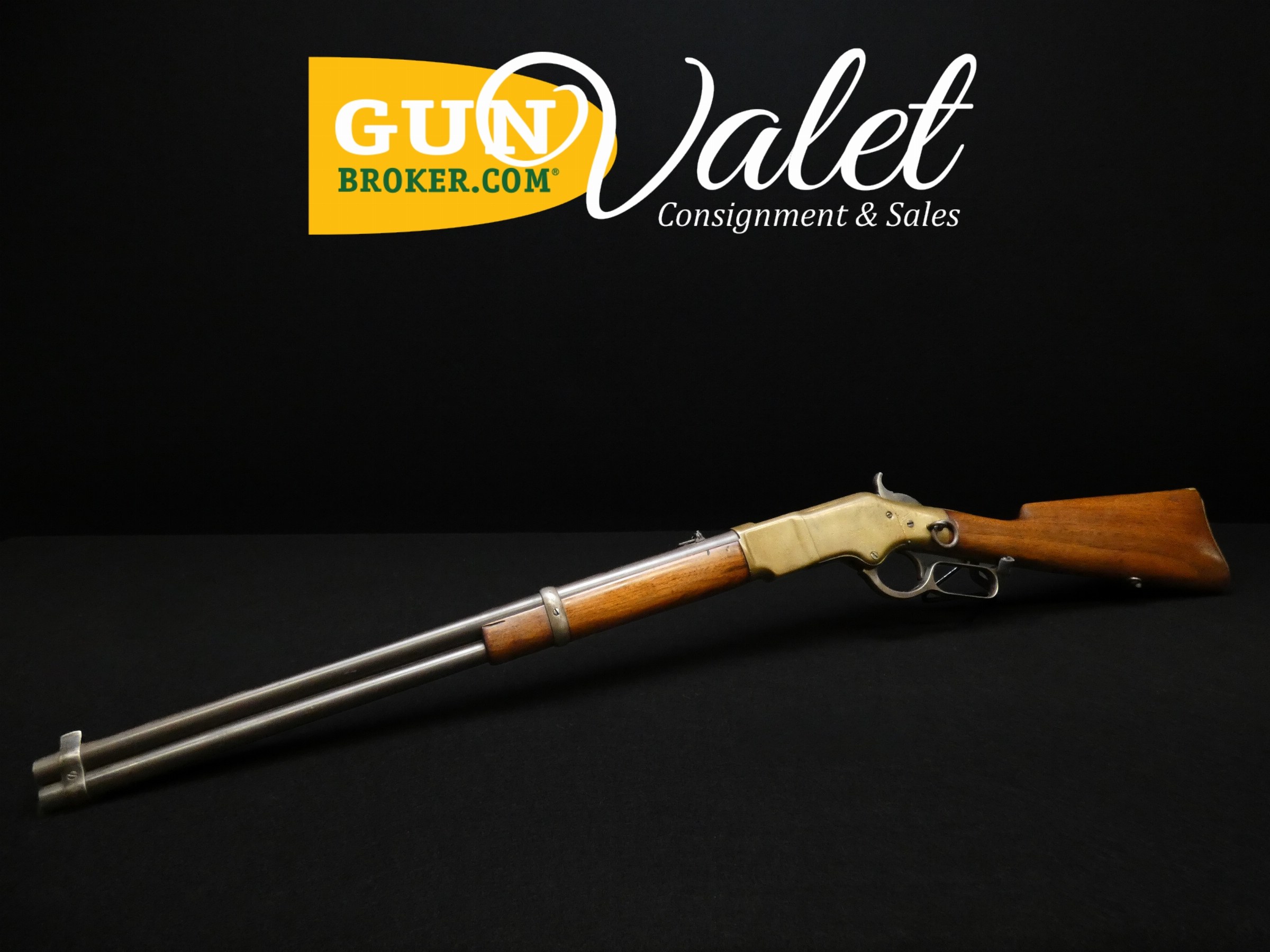 CLEAN Winchester 1866 Yellowboy Saddle Ring Carbine - .44 Henry RF - SRC -C-img-0