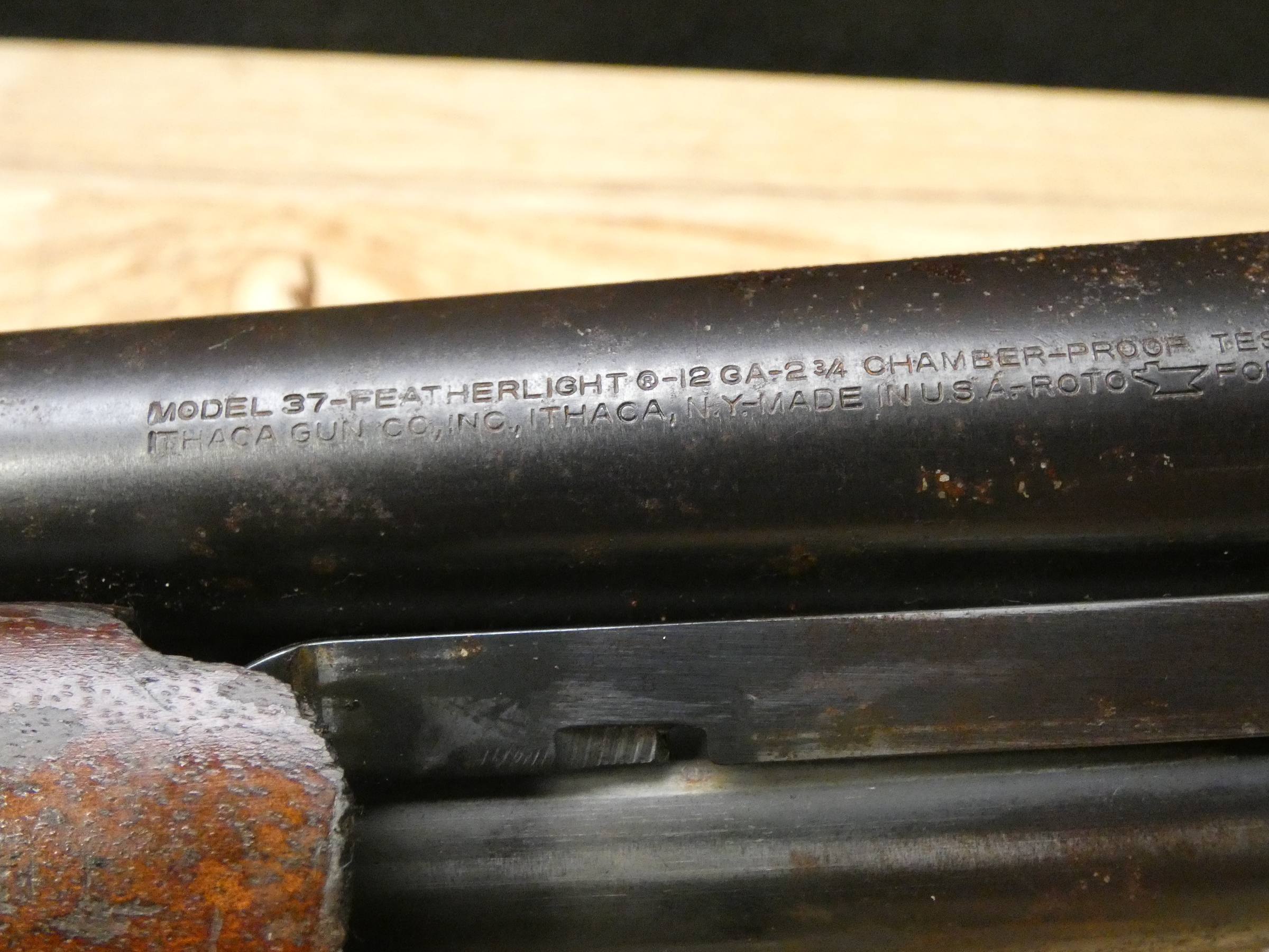 Ithaca Model 37 Featherlight - 12 Gauge - Classic Pump Action - Full Choke!-img-27