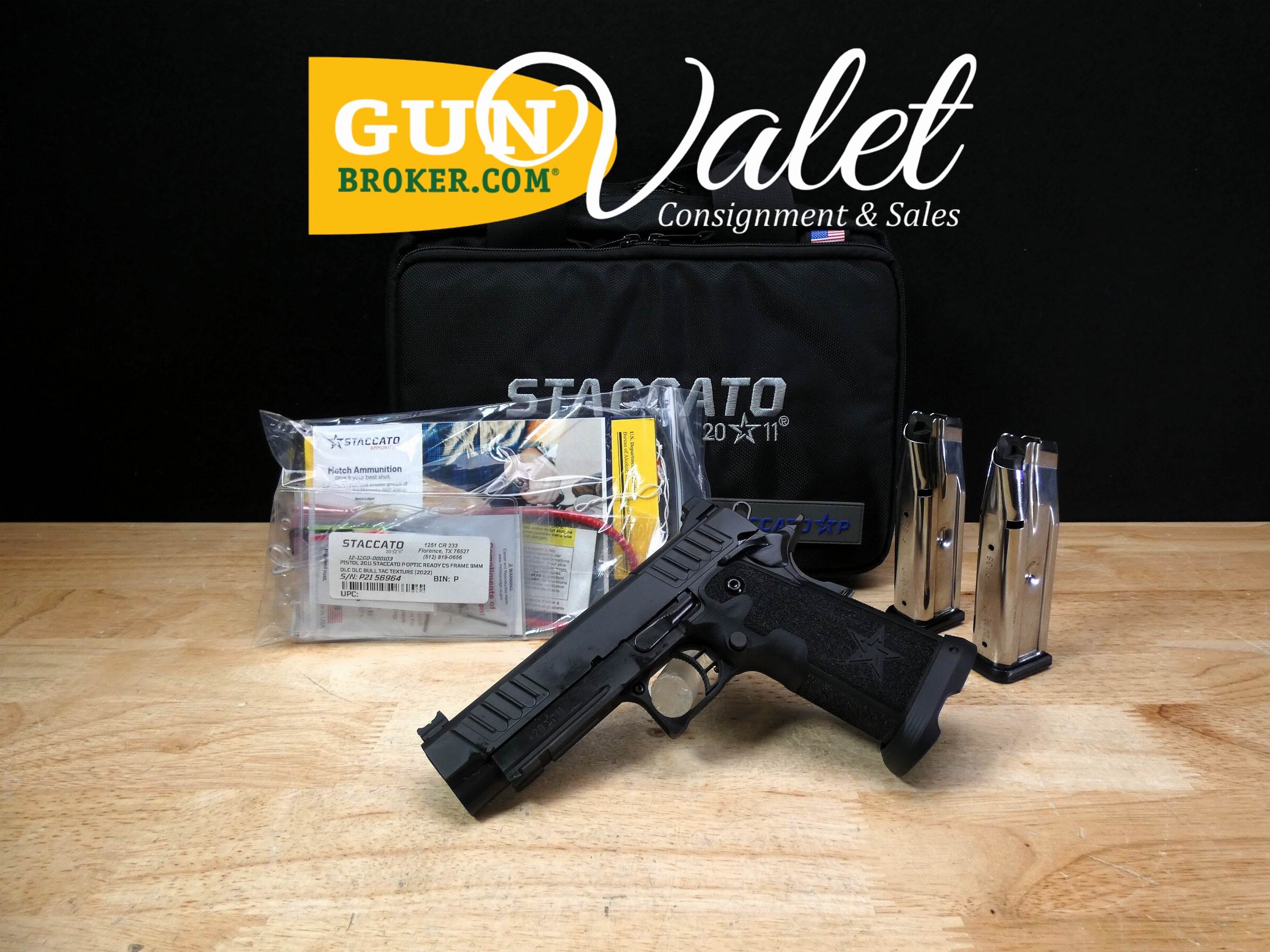 Staccato P 2011 - 9mm - STI DLC BBL - XLNT w/ 2 MAGS - Optic Ready - 1911-img-0