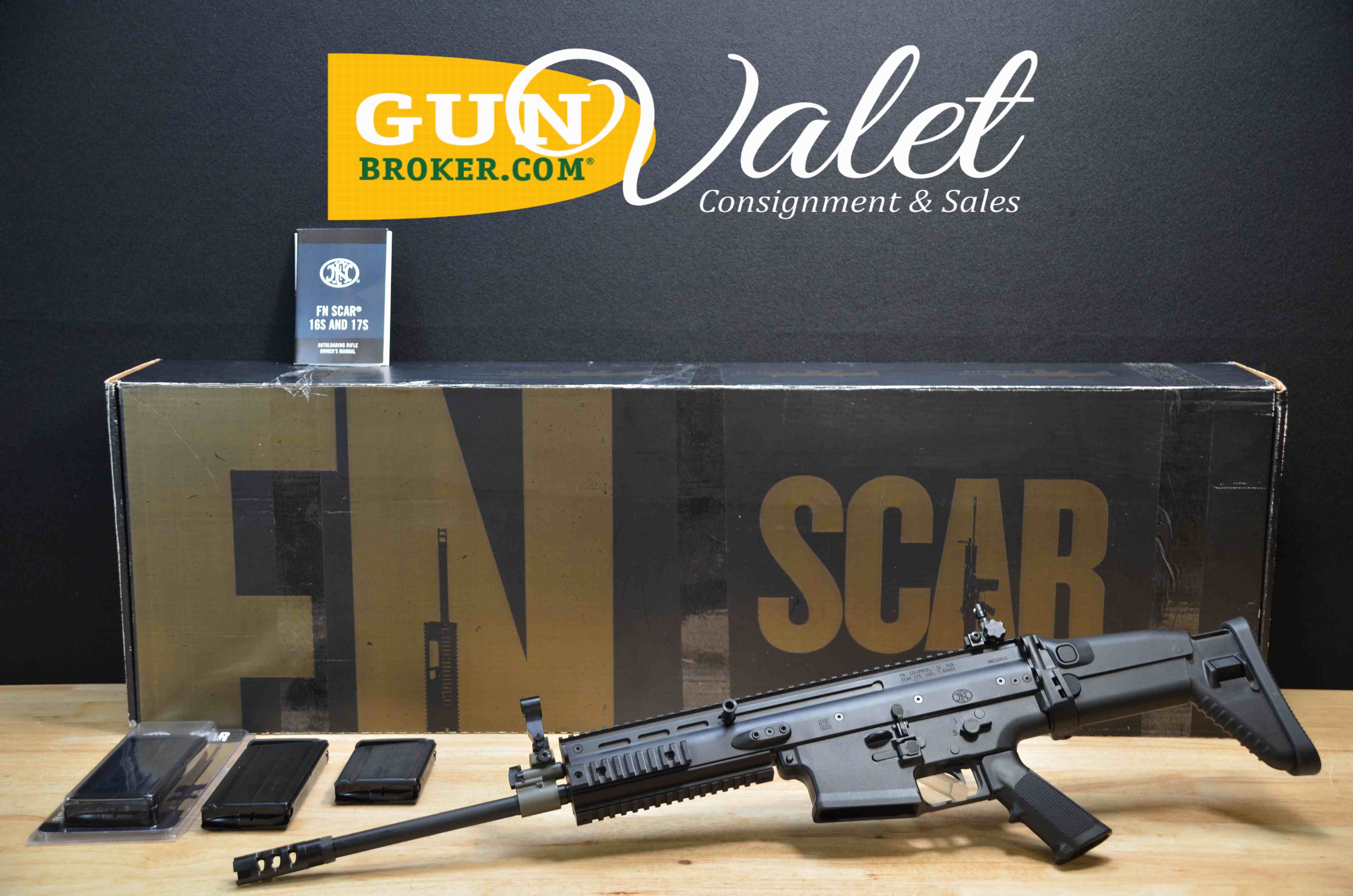FN SCAR 17S - 7.62x51 NATO - FNH - SOCOM - Battle Rifle - W/ OG Box - C-img-0