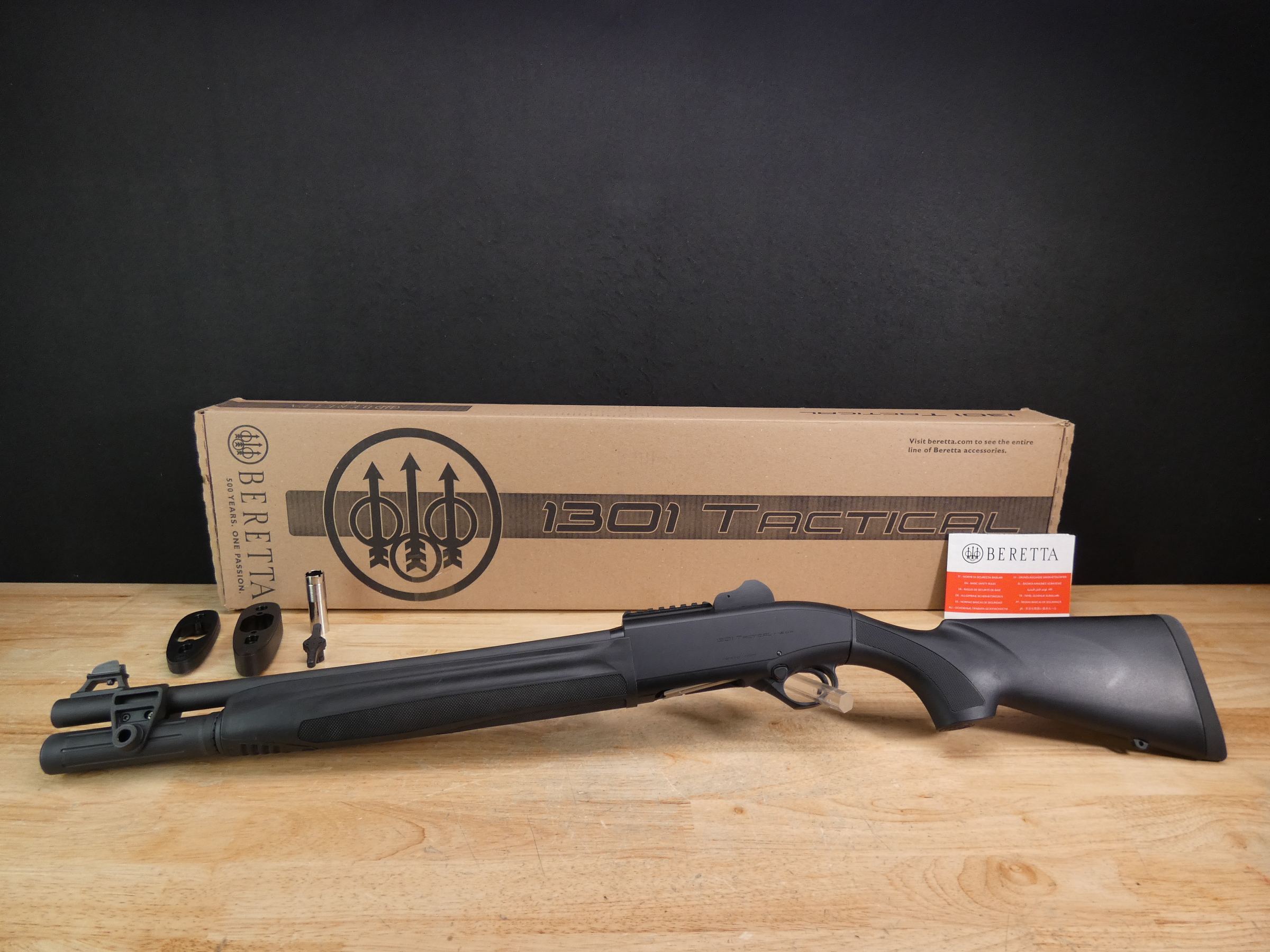 Beretta 1301 Tactical STD - 12 Gauge - XLNT w/ Box + Chokes - MFG 2022 - C-img-1