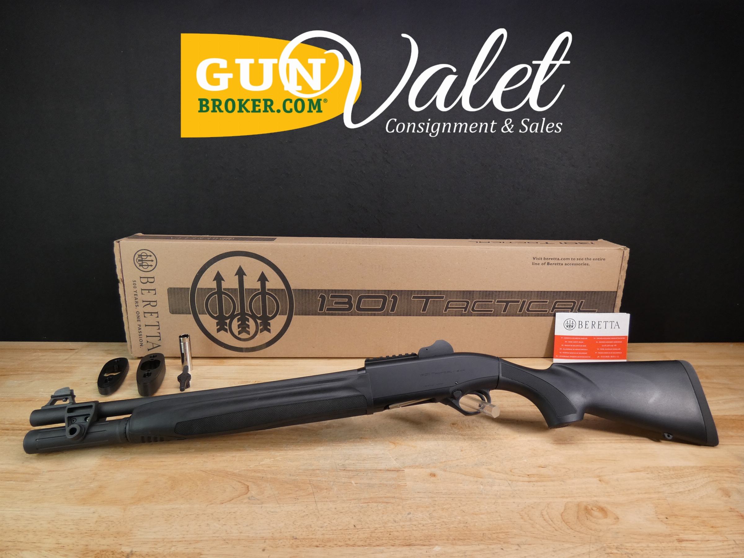 Beretta 1301 Tactical STD - 12 Gauge - XLNT w/ Box + Chokes - MFG 2022 - C-img-0