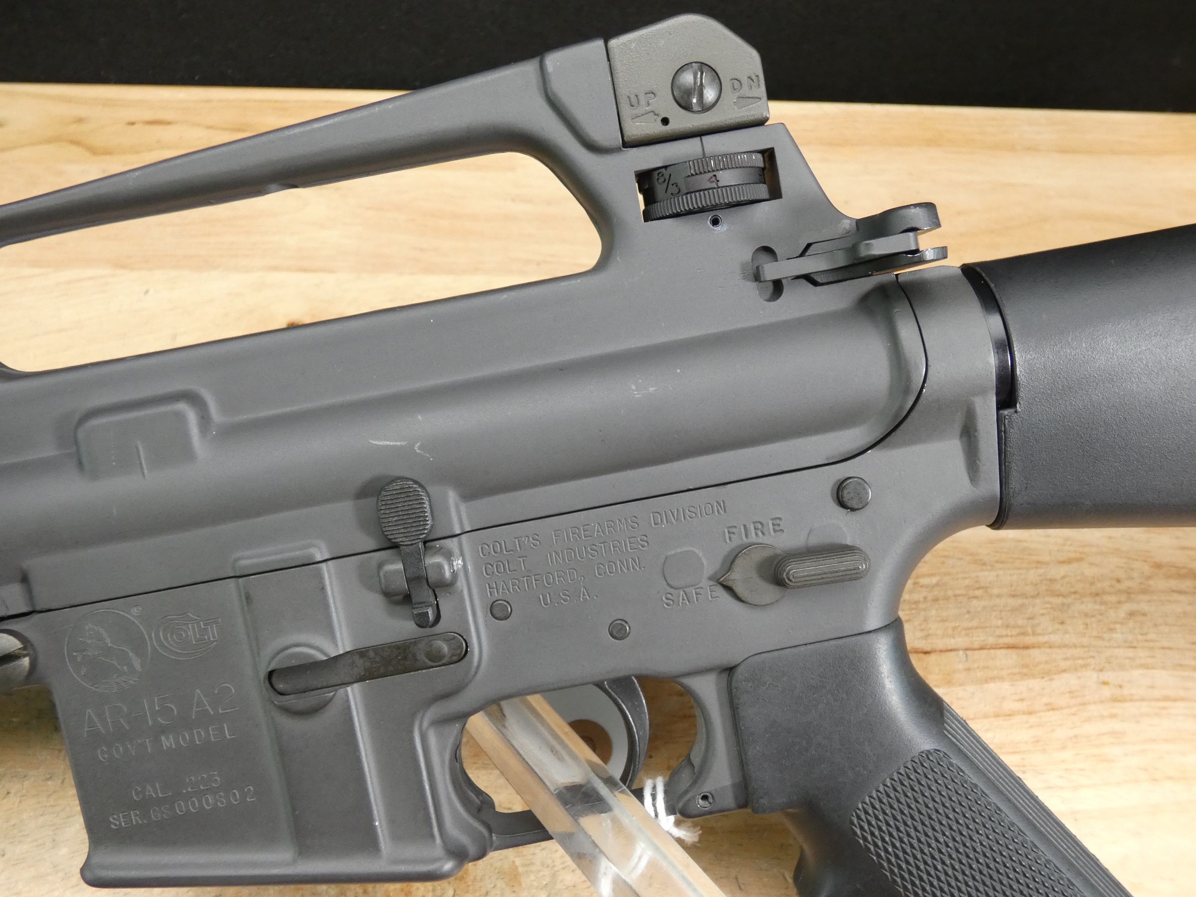 PRE BAN Colt AR-15 A2 Government Model Rifle - 5.56 NATO - AR15 - C -img-8