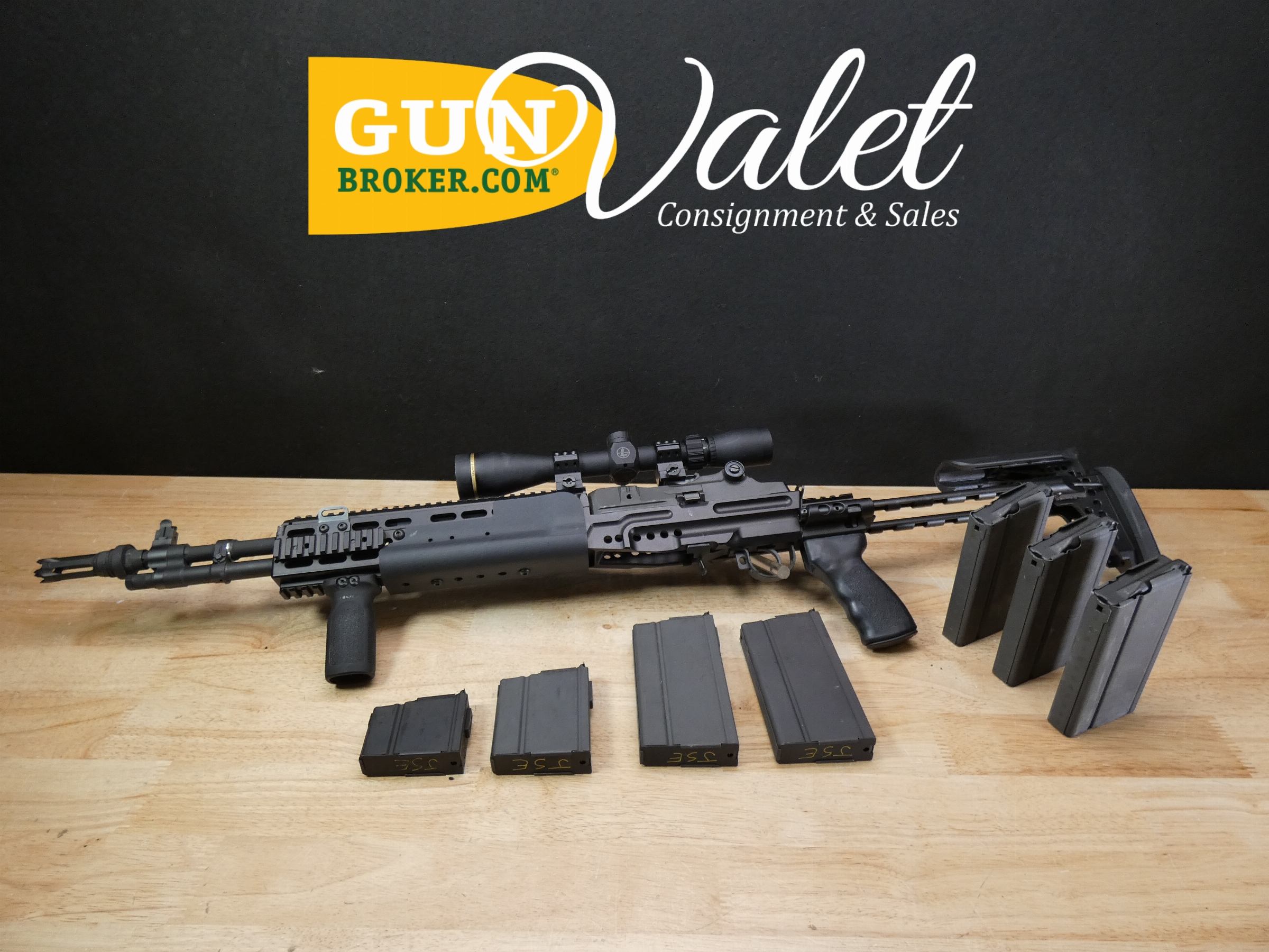 Springfield M1A Scout Squad - .308 Win - XLNT w/ Sage M14 EBR Chassis - C-img-0