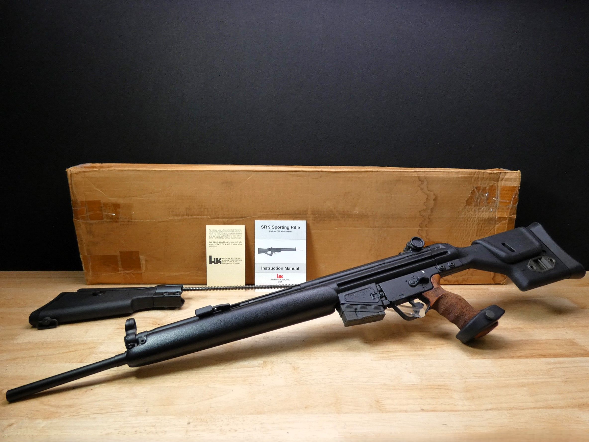RARE Heckler & Koch SR9T - 7.62x51 - HK H&K SR9 T w/ PSG1 Stock - 1993 - C-img-1