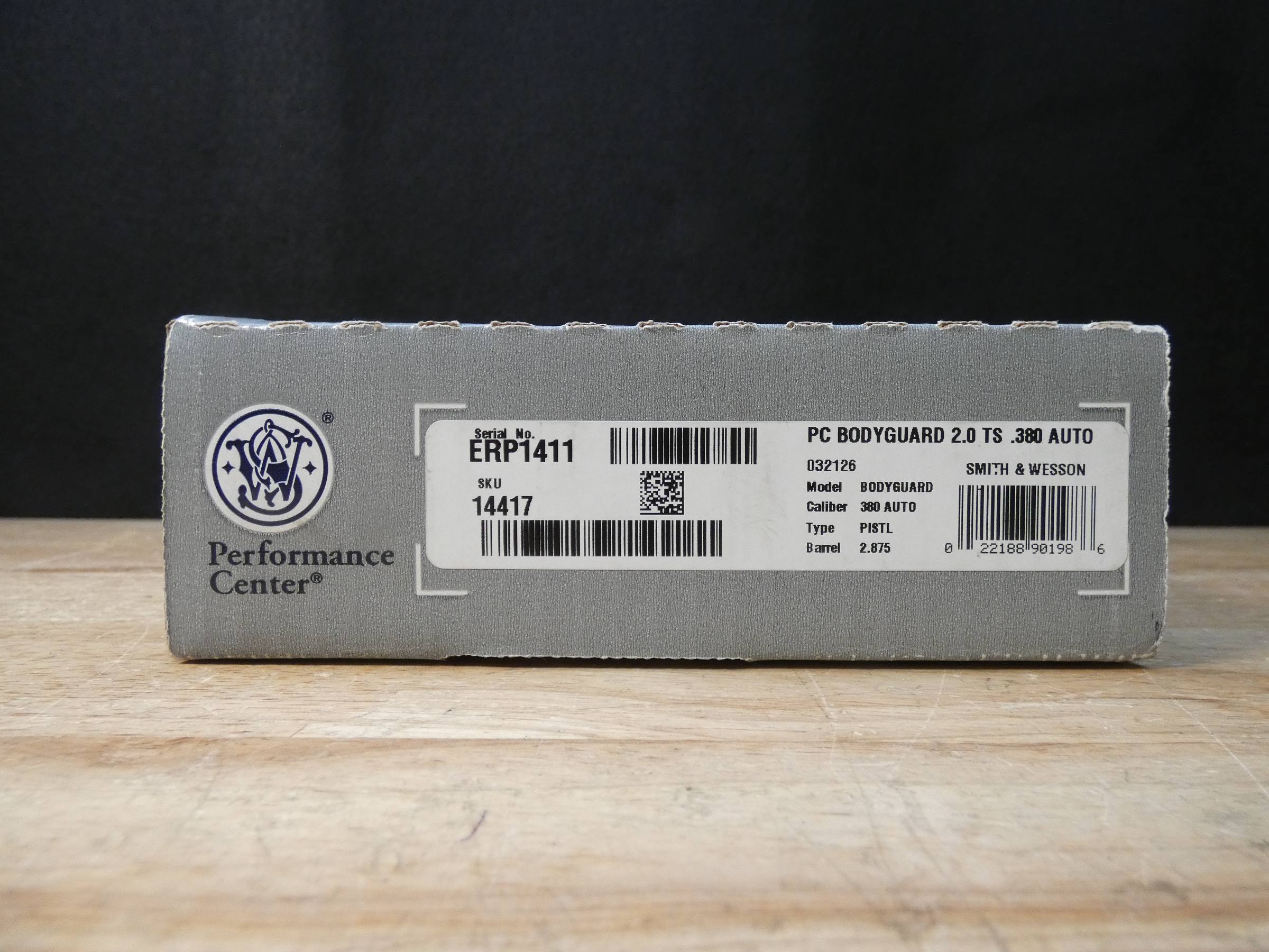Smith & Wesson Bodyguard 2.0 Carry Comp PC - .380 ACP - S&W BG380 - OG Box-img-20