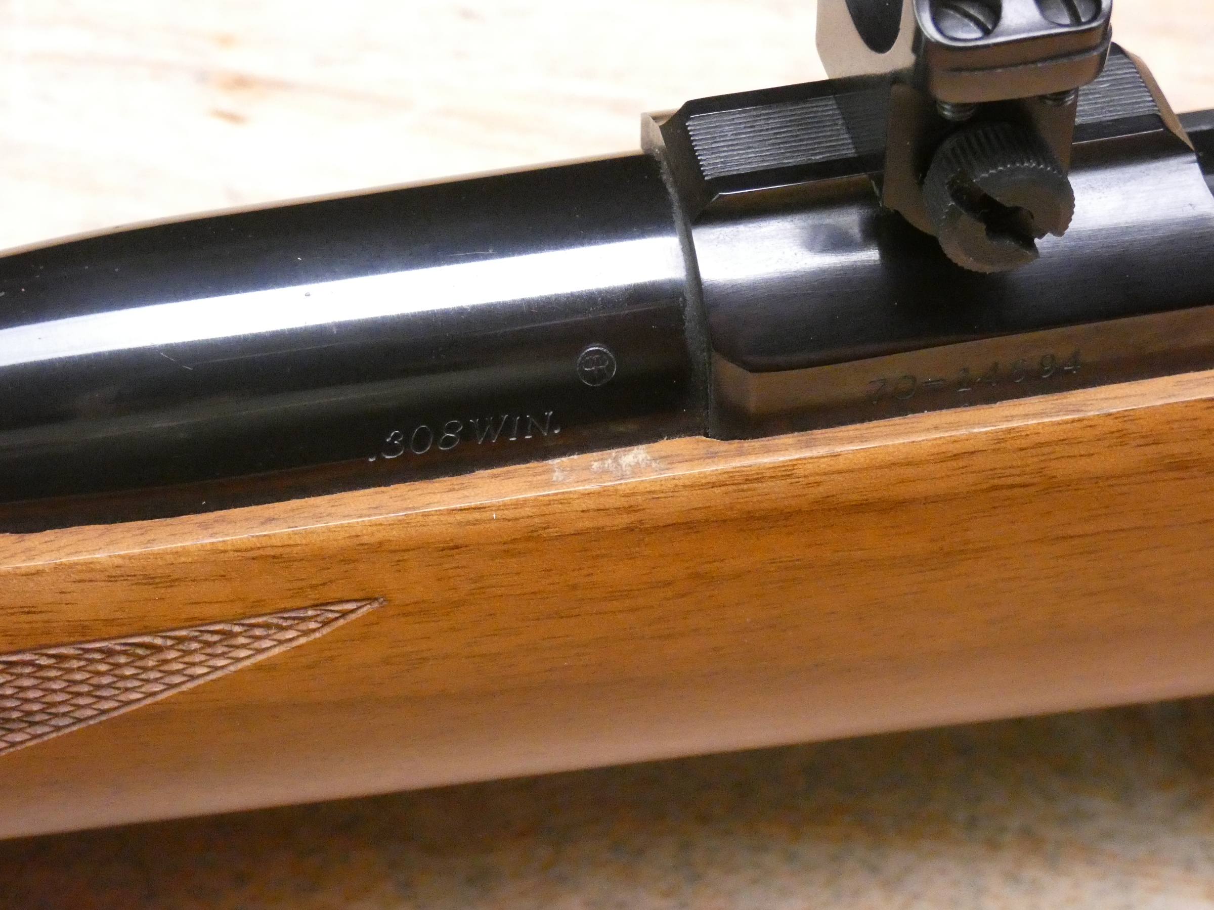 Ruger M77 - .308 Win - MFG 1970 - Tang Safety & Red Pad - Bolt Action - C-img-40