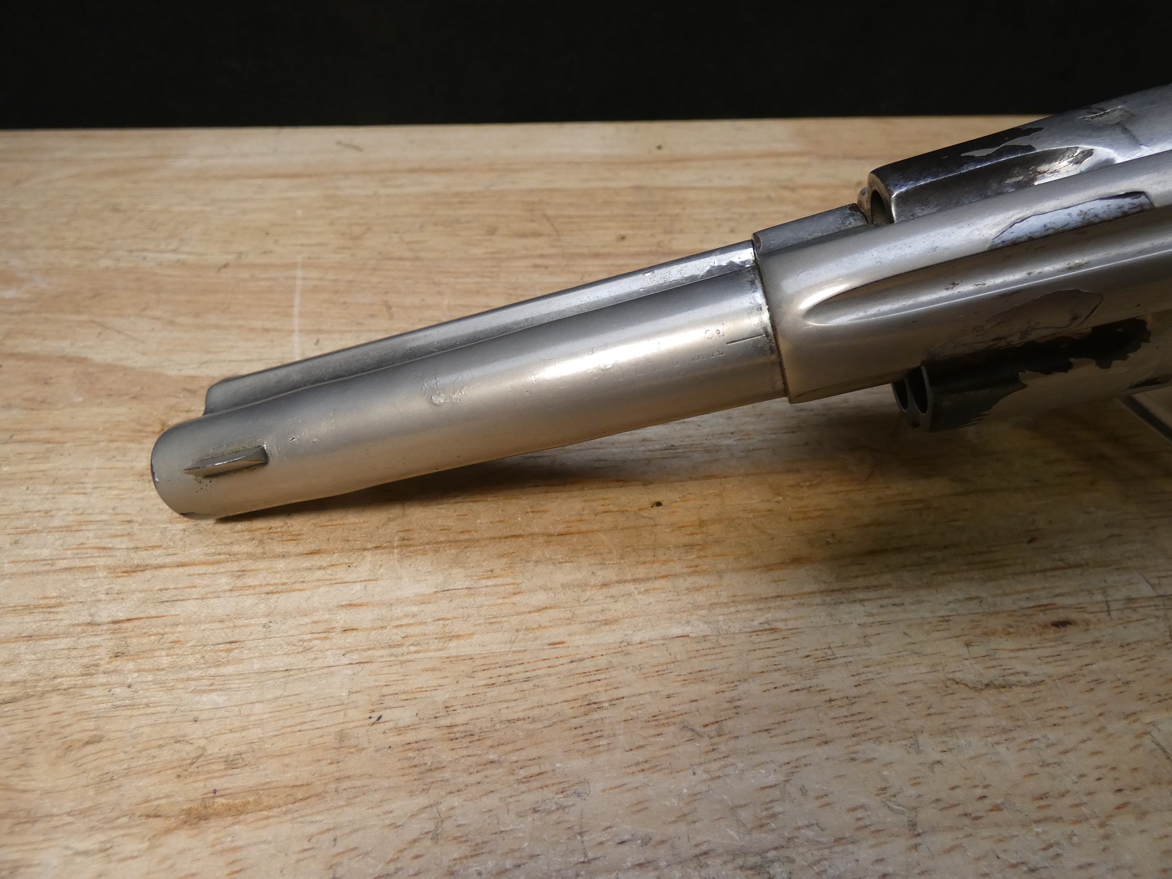 Colt Single Action Army Bisley Model - .38 WCF - Mfg. 1907 - SAA Revolver-img-7